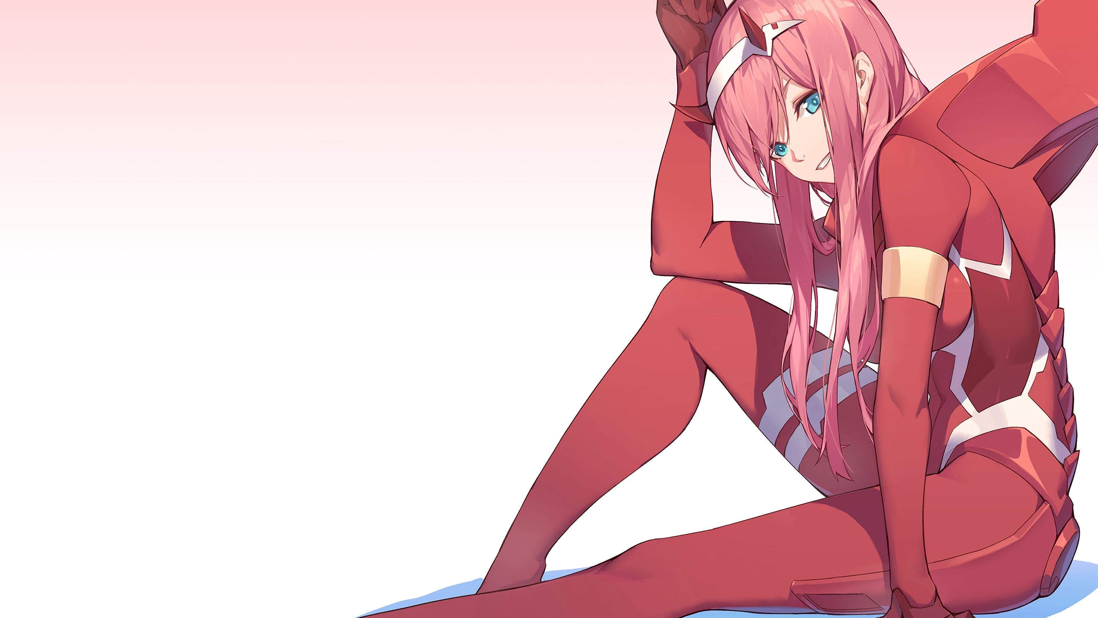 3840x2160 Zero Two Darling in the FranXX 4K