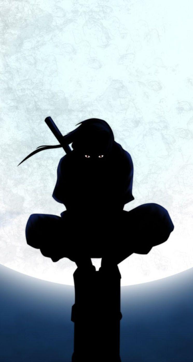 744x1392 Bộ sưu tập Hình nền Anime Silhouette mới cho iPhone - Hình nền Naruto cho iPhone Itachi - 744x1392 - Tải xuống Hình nền HD