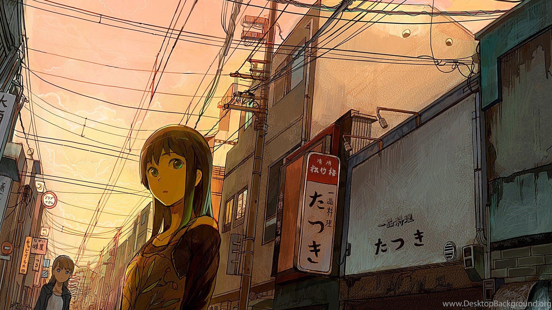 1920x1080 City, Wire, Japan, Street, View Wallpaper And Picture. Desktop Background