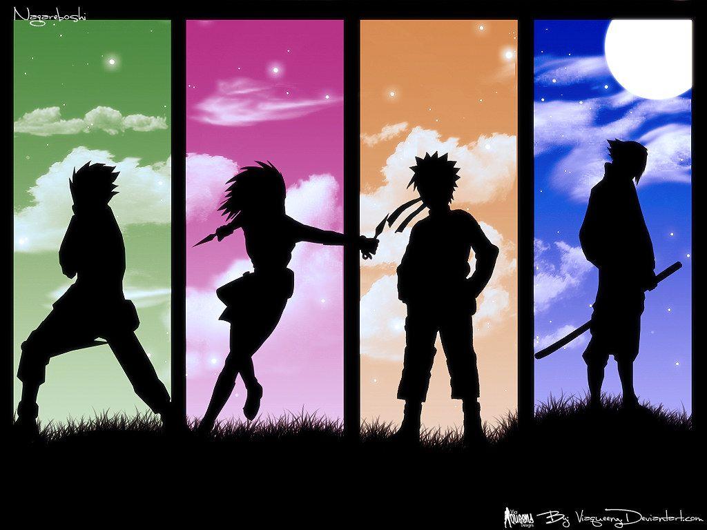 1024x768 Naruto Characters Wallpaper