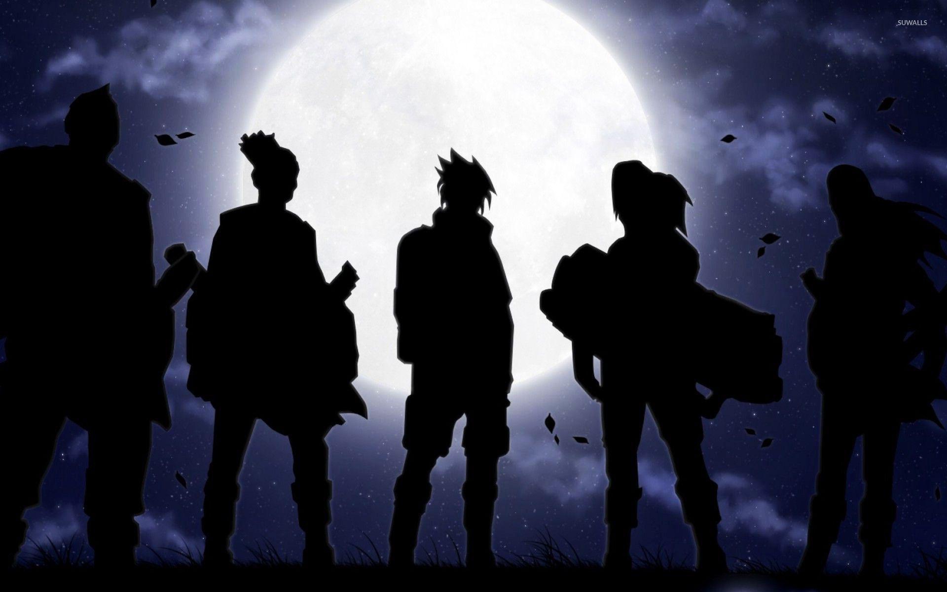 Naruto Silhouette Wallpapers - Top Free Naruto Silhouette Backgrounds ...