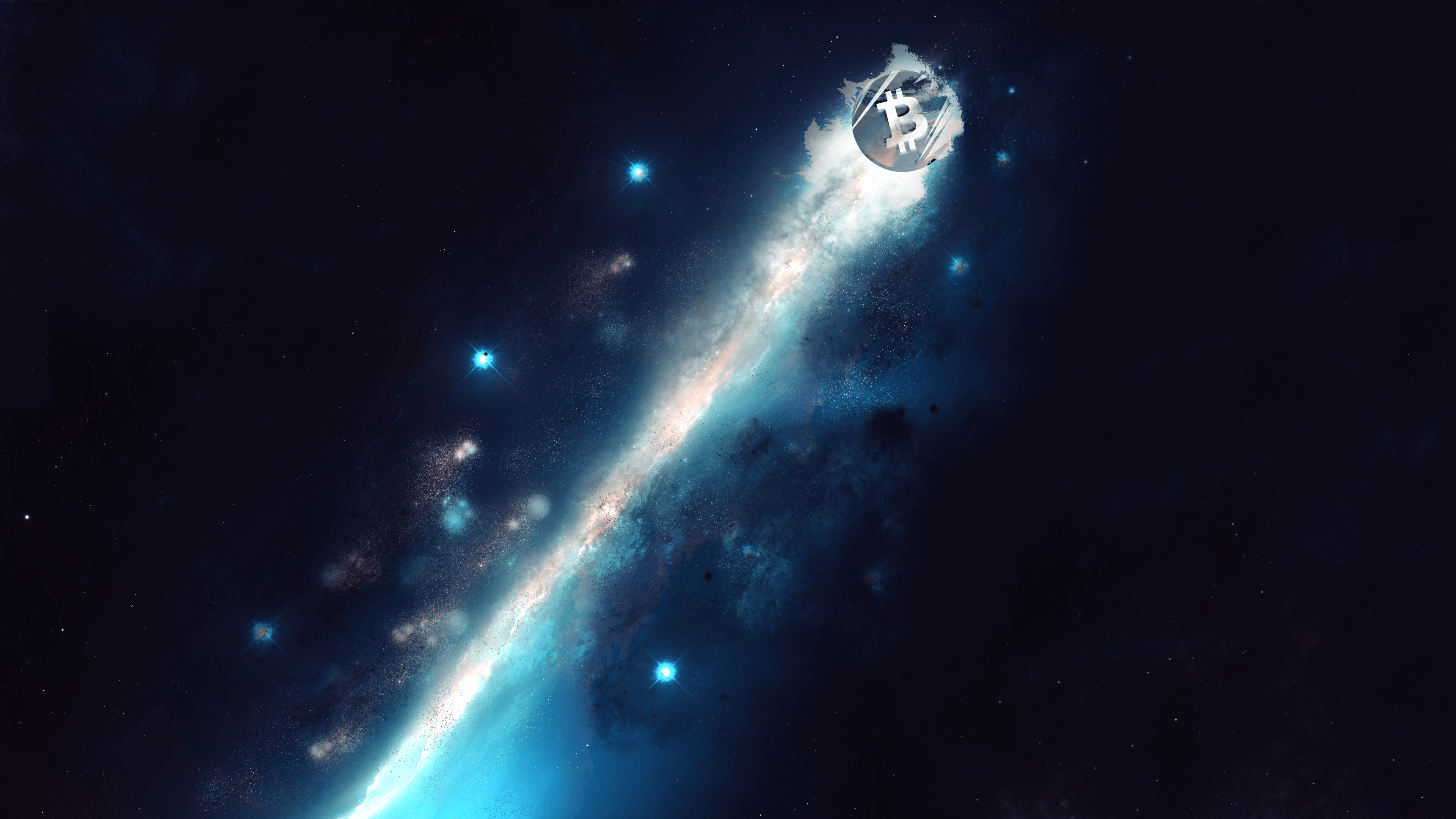 3840x2160 Bitcoin Wallpaper