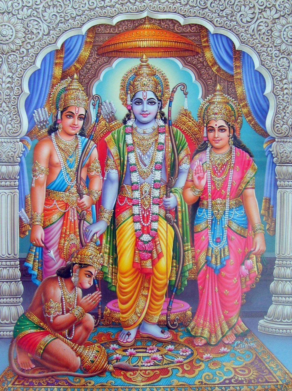 1200x1607 Rama Sita Lakshmana Hanuman Ram Darbar.  Người hâm mộ chia sẻ hình ảnh