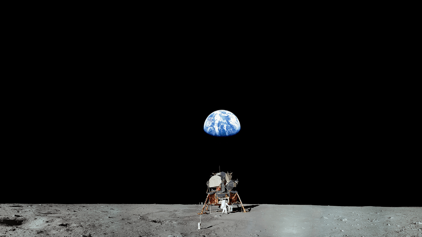 1365x768 Free download Earth view from the Moon wallpaper 19143 [1365x768] for your Desktop, Mobile & Tablet. Explore Earth View Wallpaper. Earth Background Wallpaper, Desktop Wallpaper Earth, Google Earth View Wallpaper