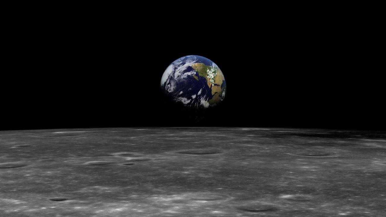 1280x720 Desktop Wallpaper: The Blue Marble known as Earth