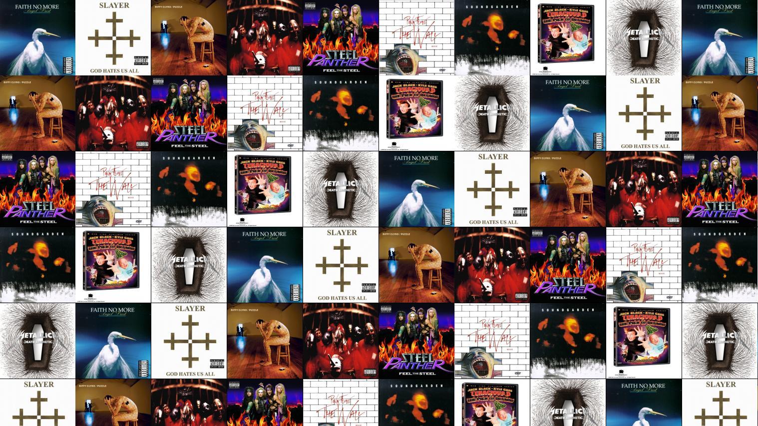 1518x853 Faith No More Angel Dust Slayer God Hates Wallpaper « Tiled Desktop Wallpaper