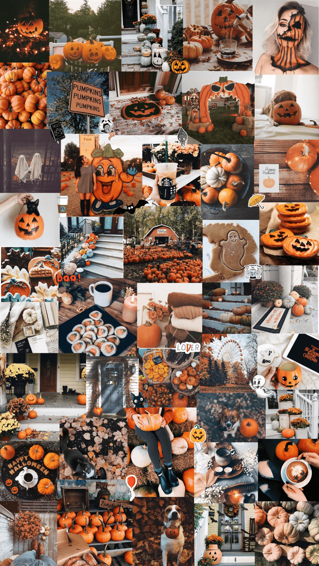 Buy Halloween Aesthetic Wall Collage Kit 100 Photos Photo Online in India   Etsy