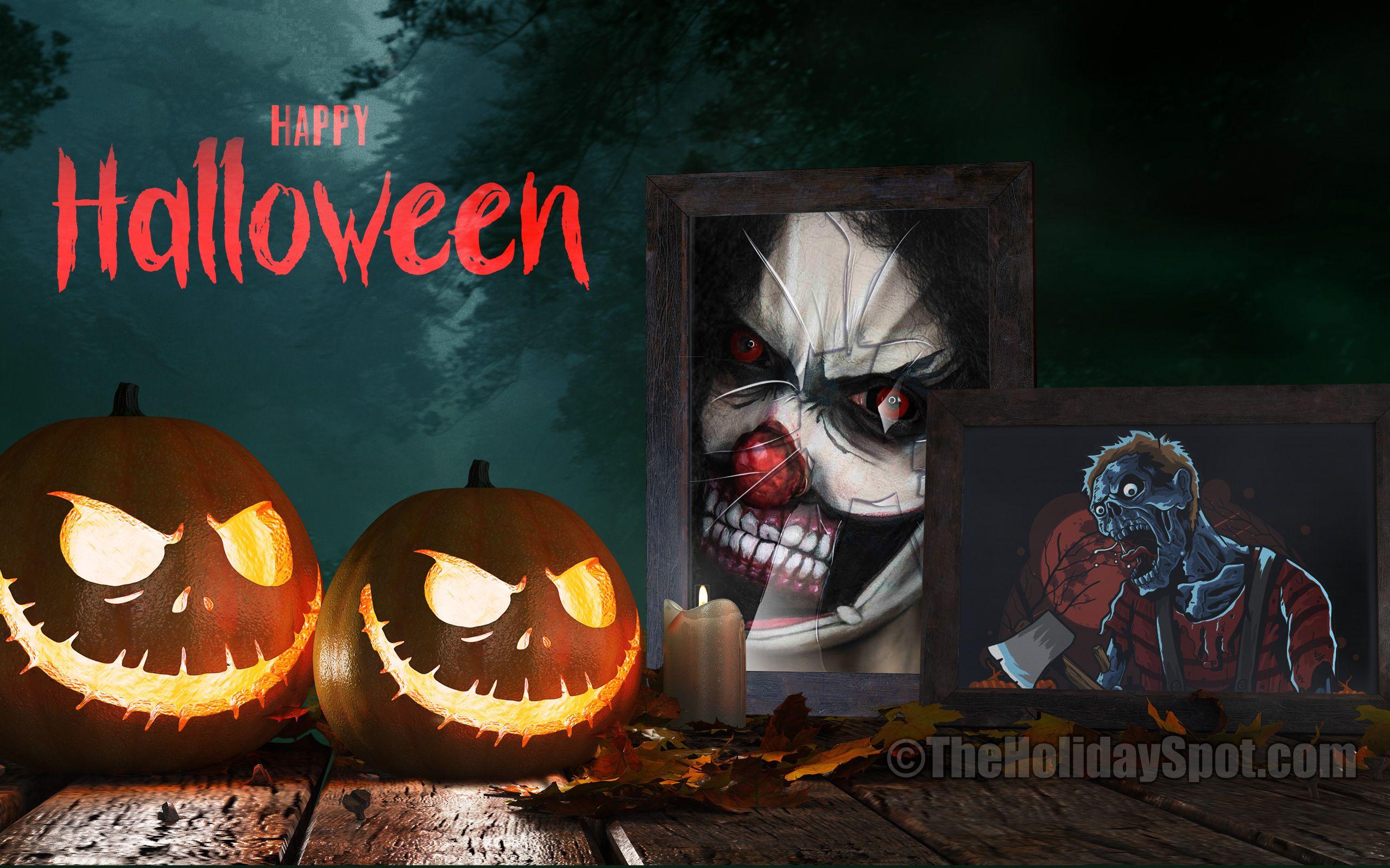 2560x1600 Free Halloween HD Wallpaper and Spooky Background