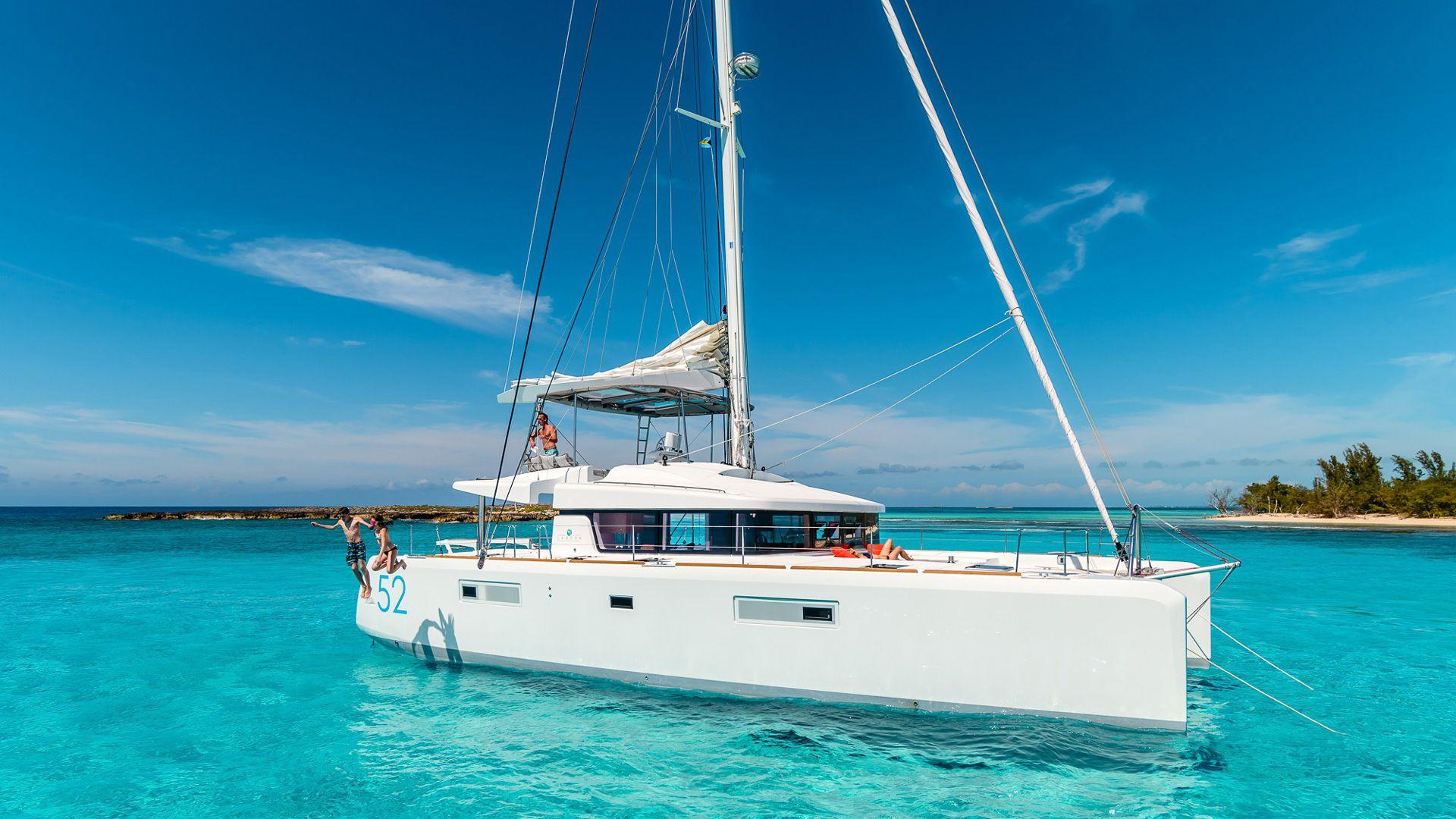 1920x1080 Lagoon 52 SporTop available from Horizon Yacht Sales