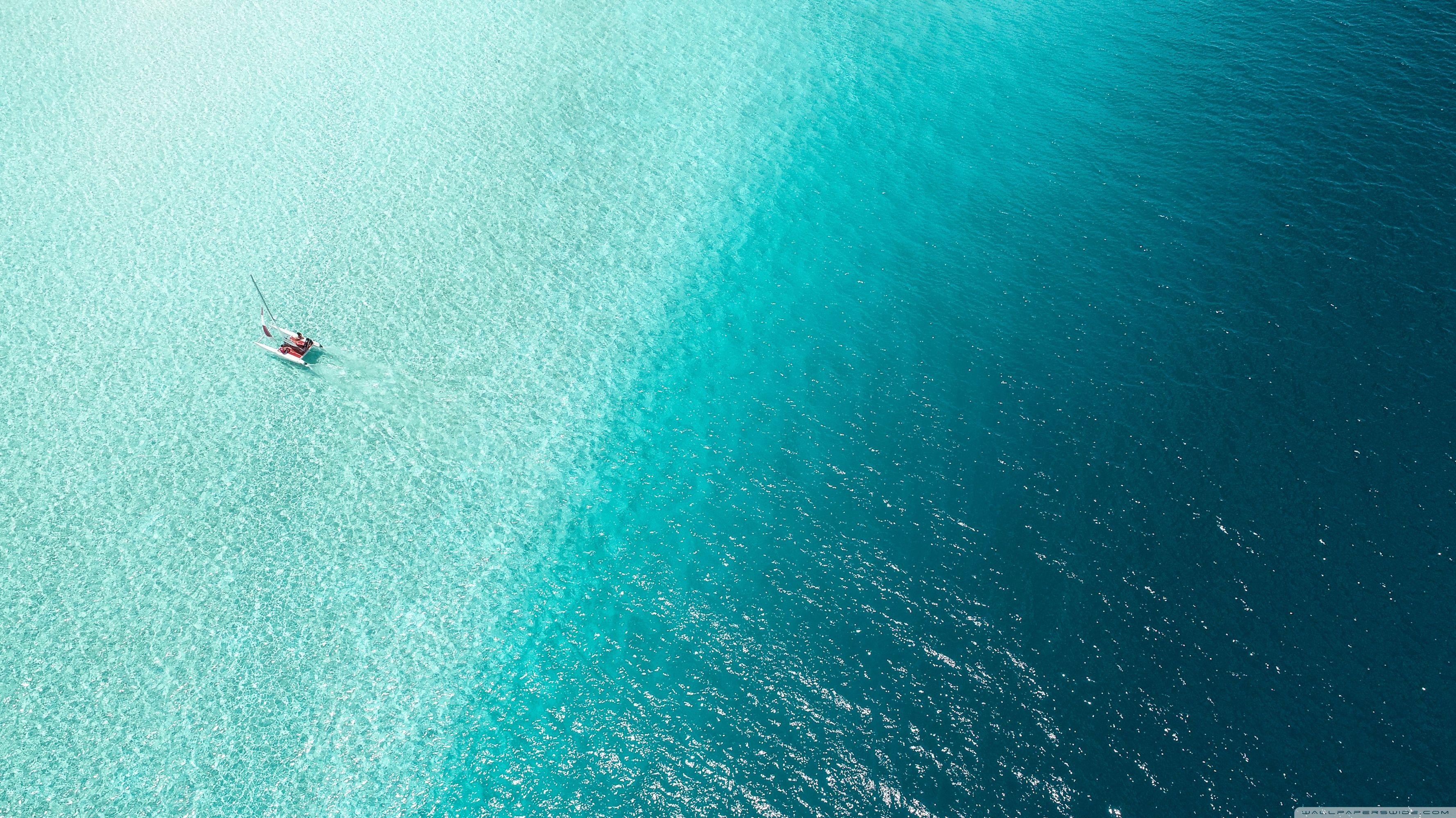 3554x1999 Catamaran Cruises, Blue Tropical Water, Aerial Photography Ultra HD Desktop Background Wallpaper for 4K UHD TV : Widescreen & UltraWide Desktop & Laptop : Tablet