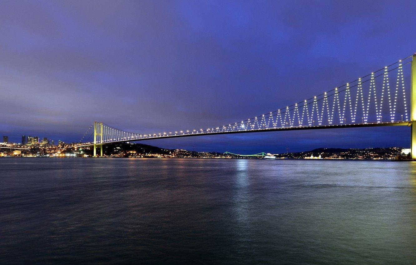 1332x850 Wallpaper turkey, istanbul, bosphorus image for desktop, section город