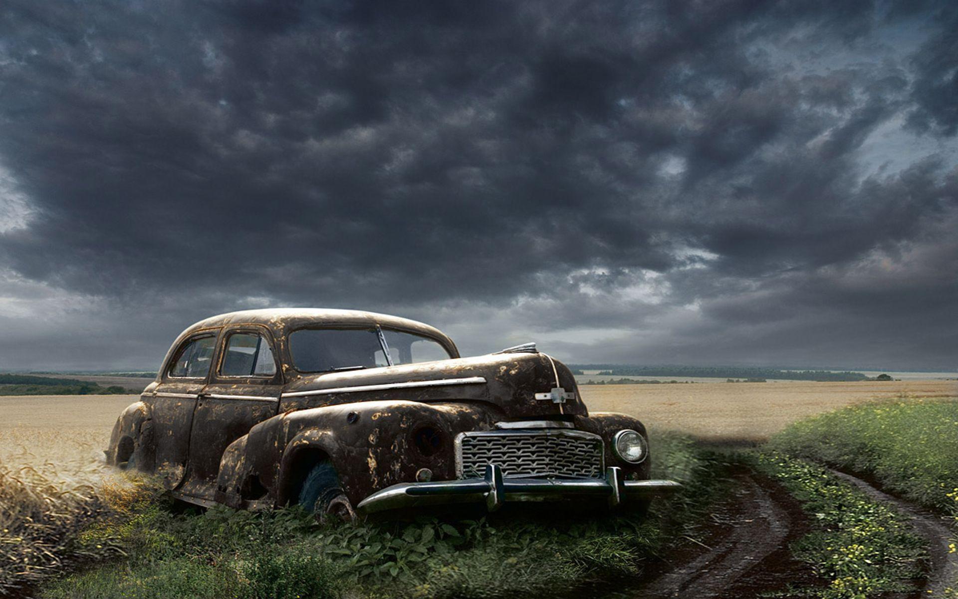 1920x1200 Old Car Wallpaper