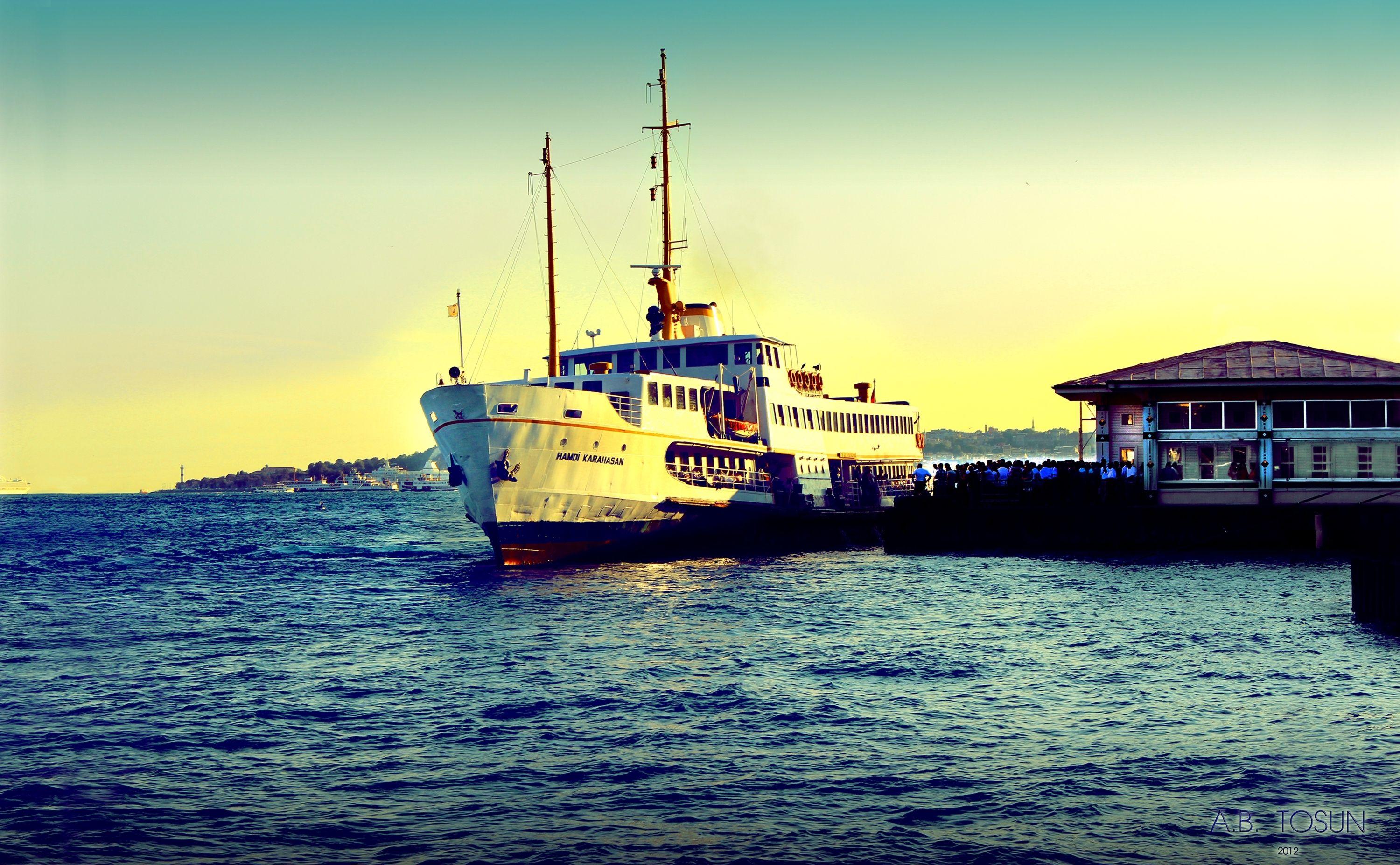 3000x1854 Download 3000x1854 Ocean landscapes ships urban legend heaven turkey istanbul bosphorus bosphorus bridge cities steamsh Wallpaper