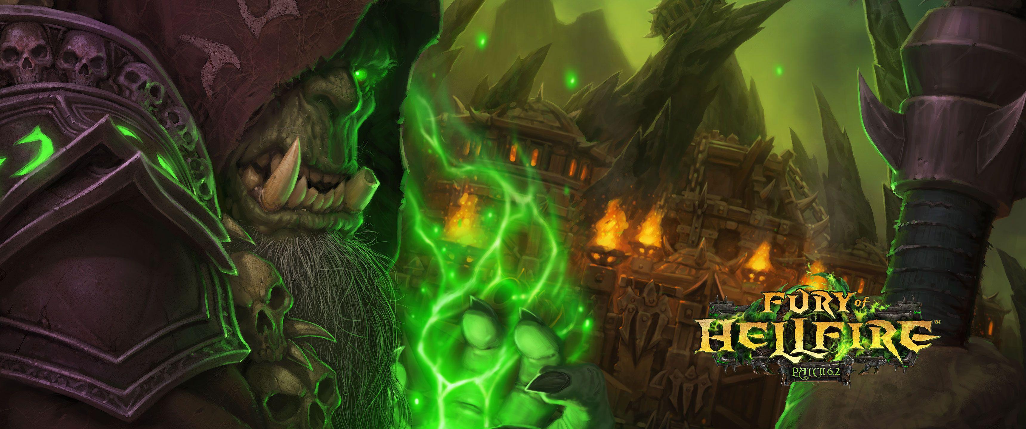 3440x1440 Patch 6.2: Fury of Hellfire Wallpaper Available