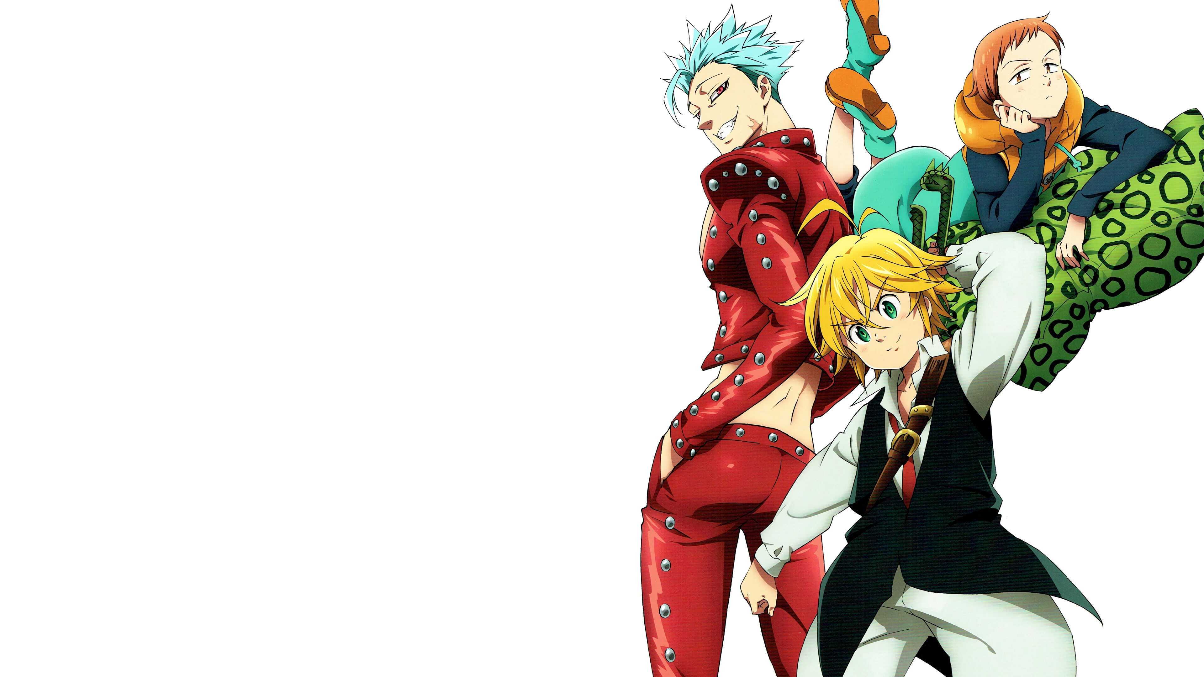 3840x2160 Nanatsu No Taizai Seven Deadly Sins Meliodas Ban King UHD 4K Wallpaper