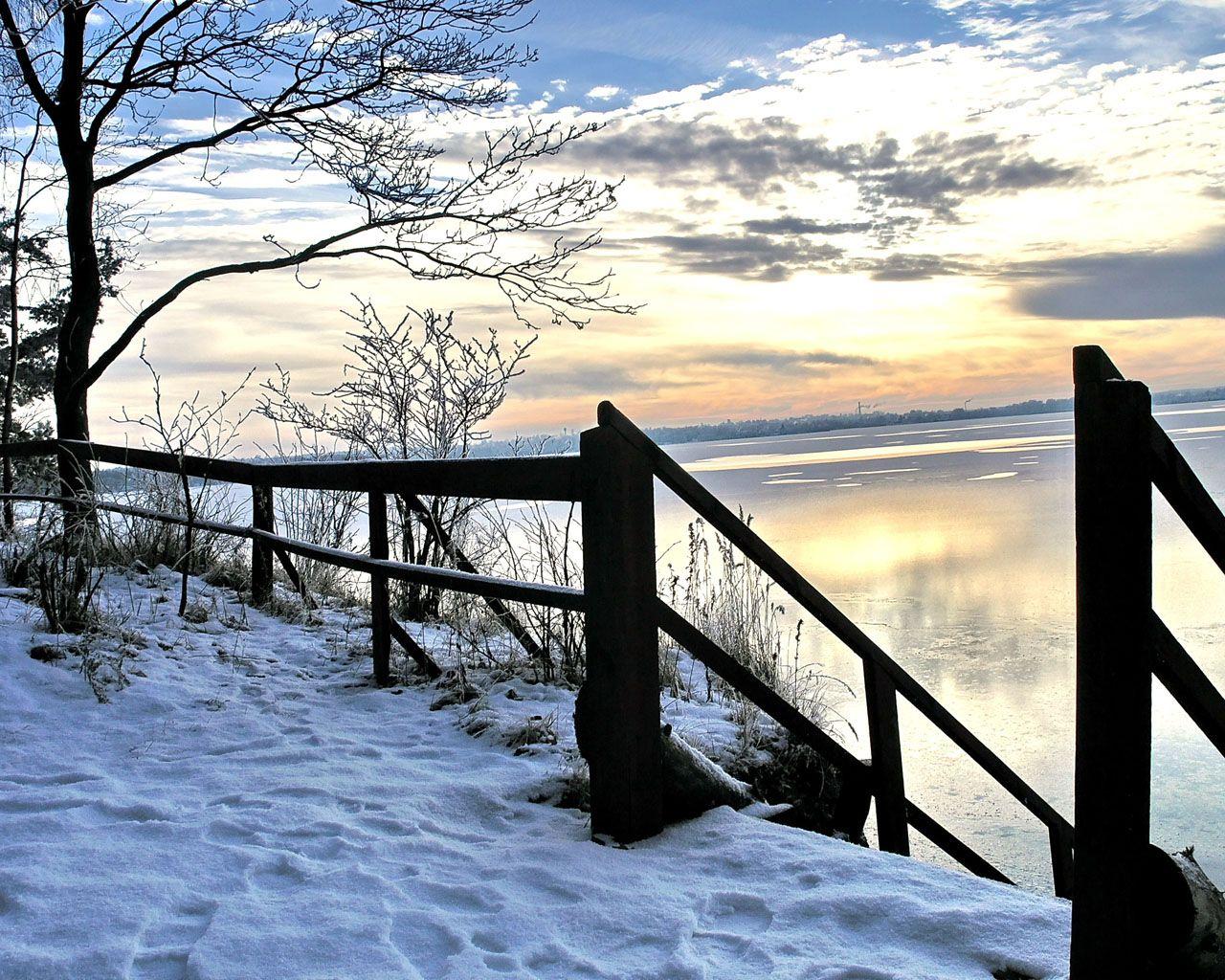 1280x1024 Winter season Desktop Wallpaper FREE on