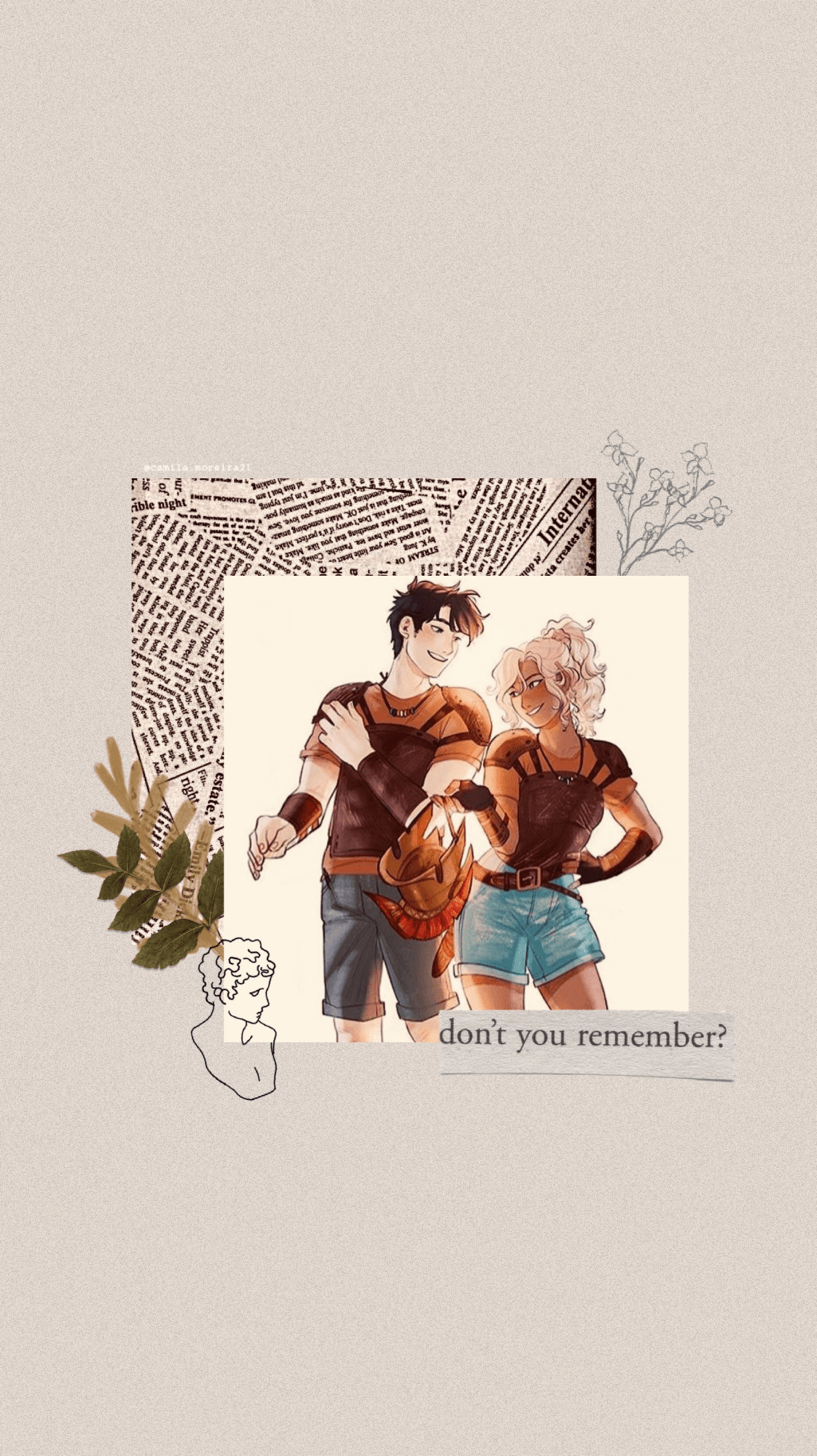 1122x2000 just a percabeth wallpaper
