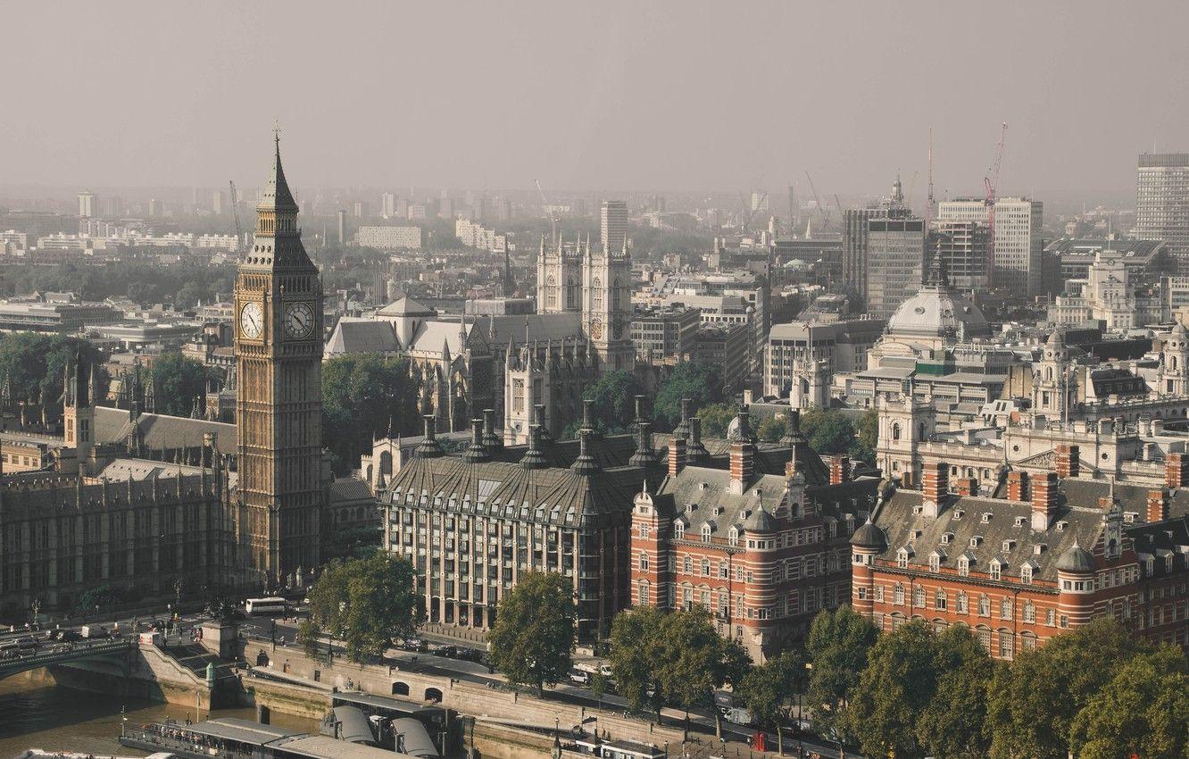 1332x850 Wallpaper bridge, city, the city, retro, river, transport, street, view, England, London, panorama, UK, Thames, architecture, london, river image for desktop, section город