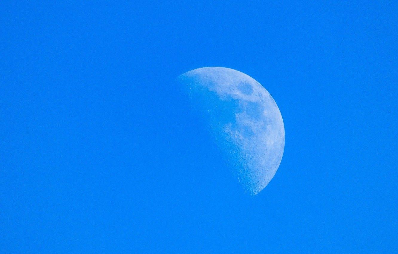 1332x850 Wallpaper the sky, the moon, day image for desktop, section минимализм
