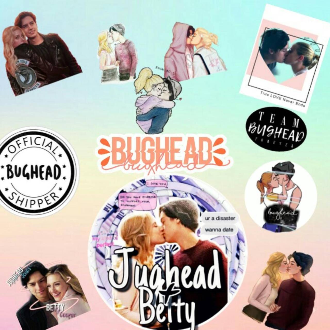 1280x1280 Betty And Jughead Wallpaper