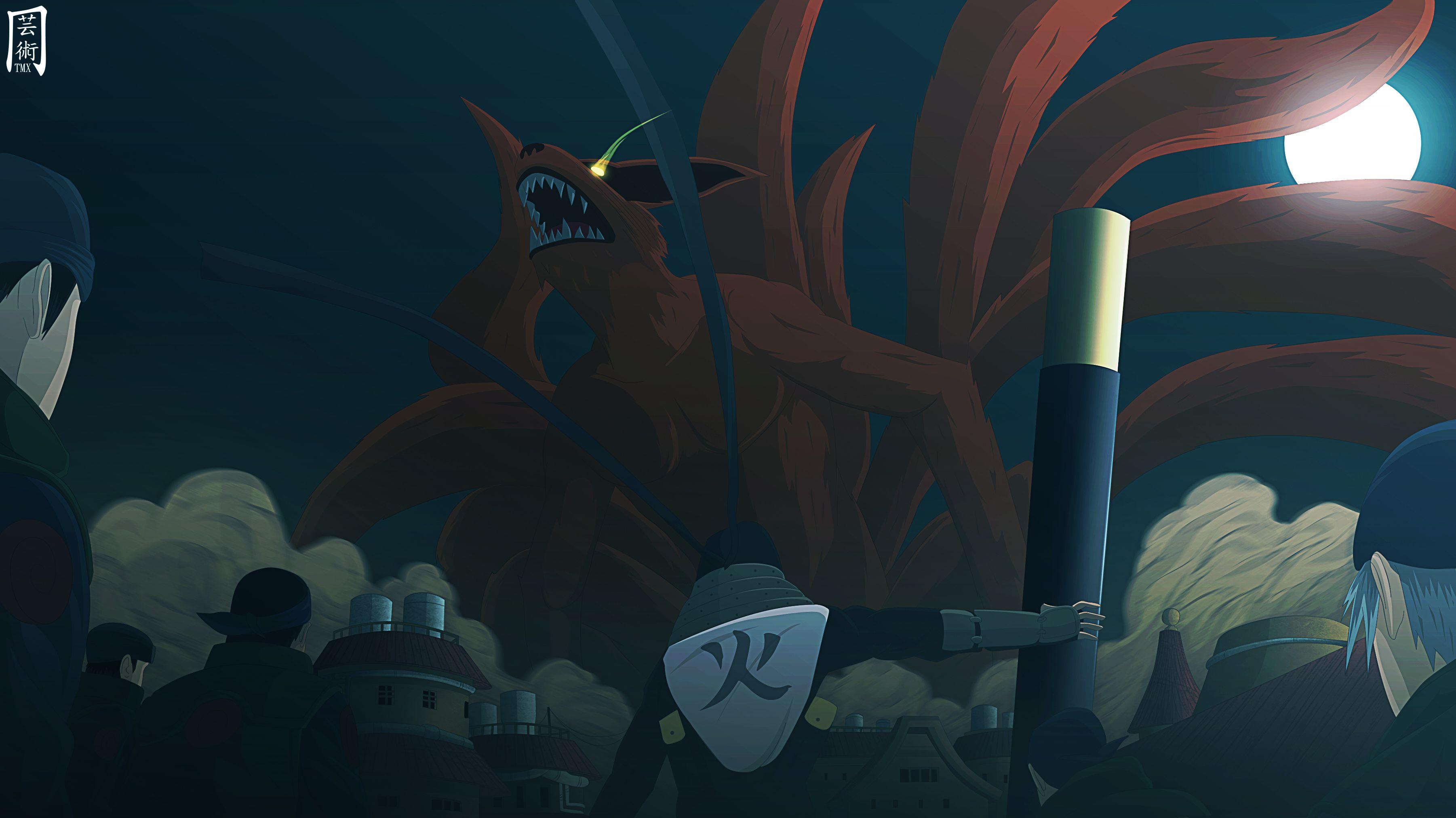 3603x2024 Wallpaper for Kurama (Naruto) theme, Kurama (Naruto) HD wallpaper, background