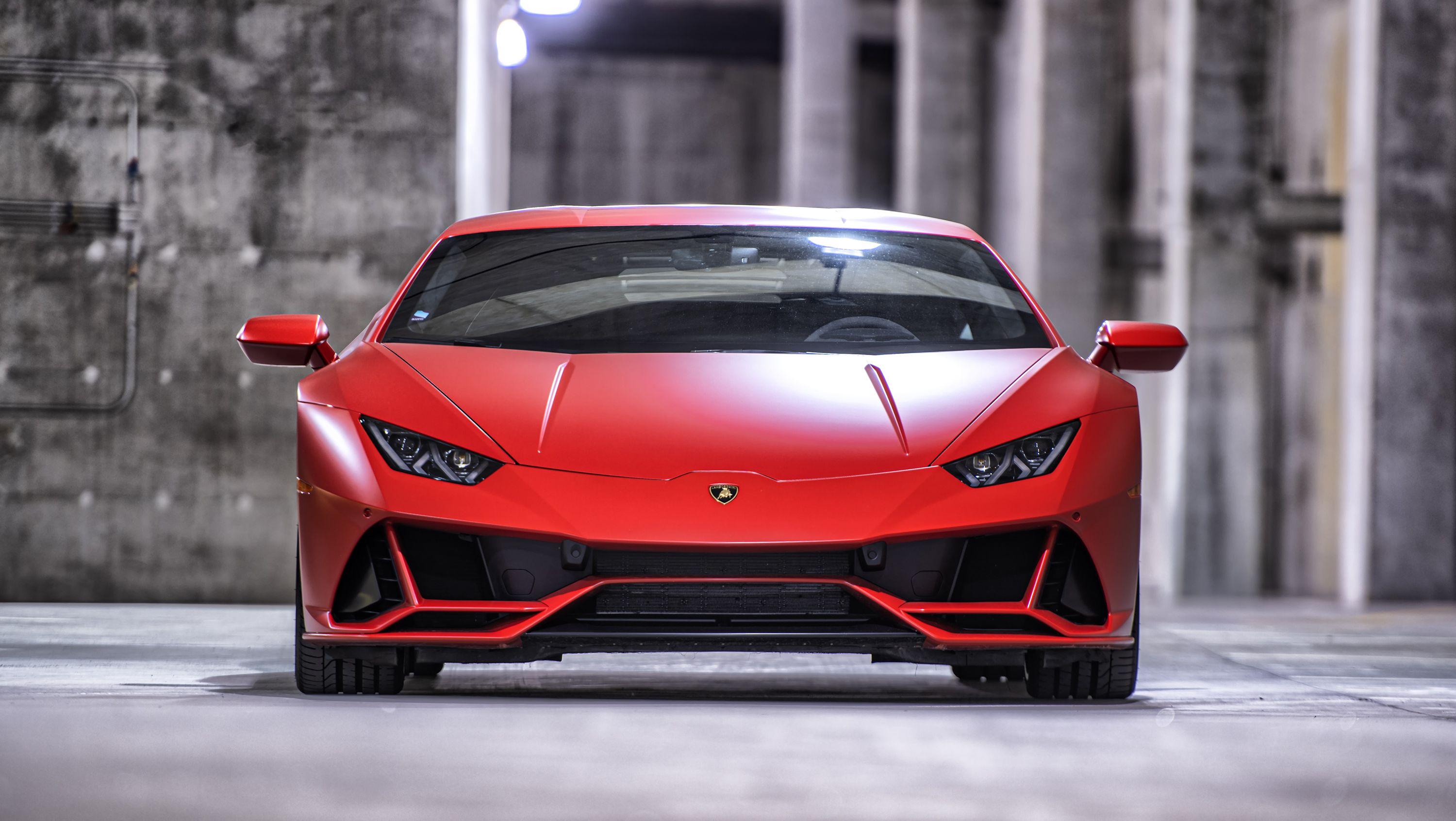 3000x1693 Lamborghini Huracan EVO 4K Wallpaper, Red, Matte, Cars