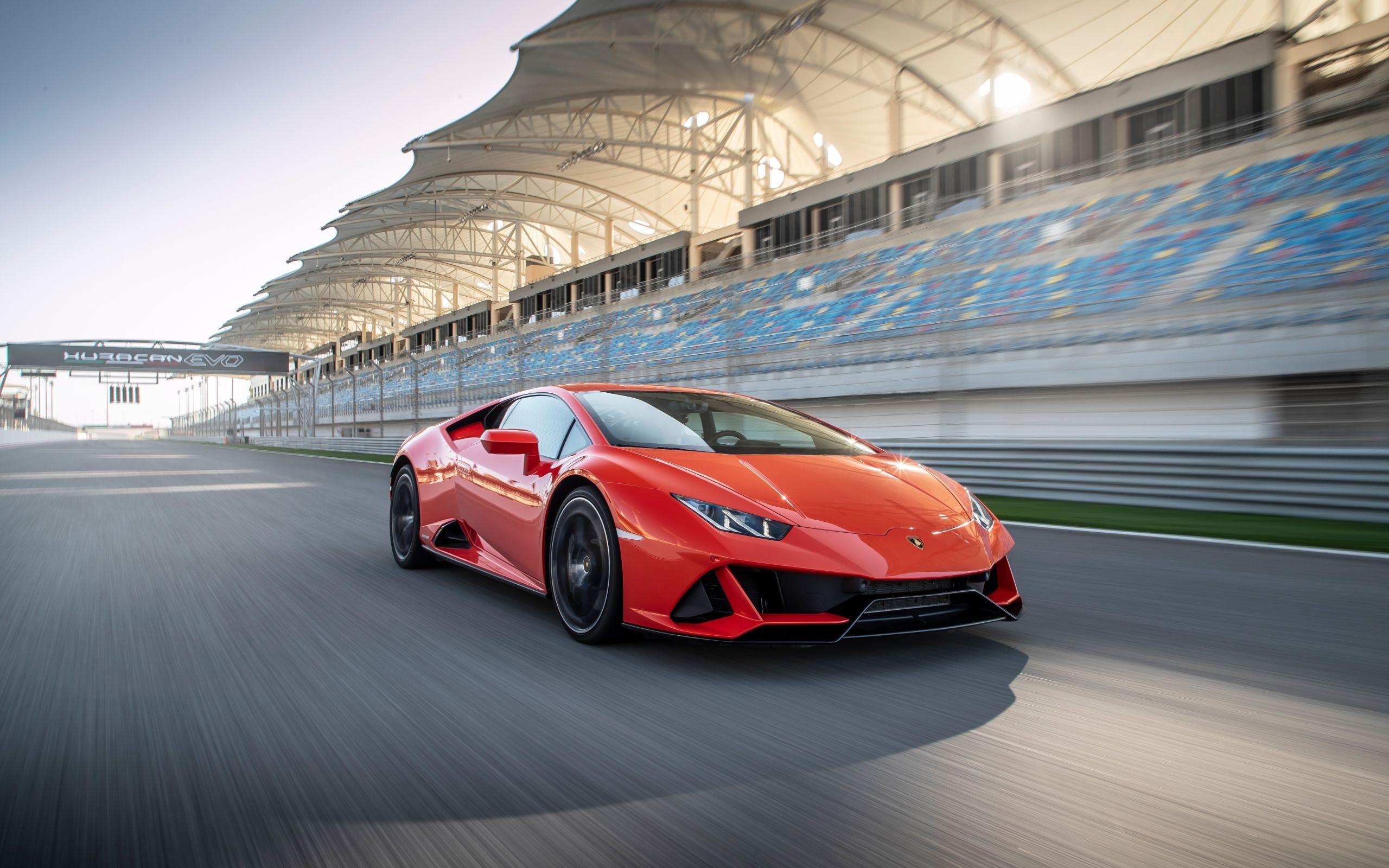 2560x1600 Car, Lamborghini, Lamborghini Huracan Evo, Red Wallpaper