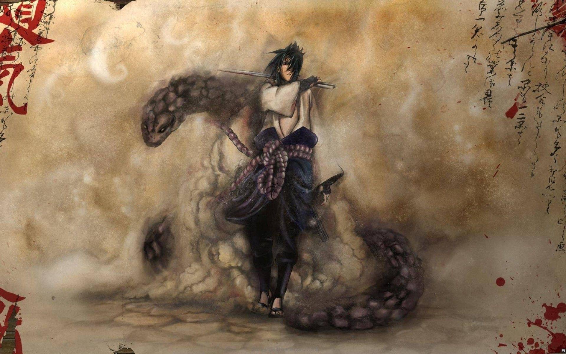 1920x1200 Anime Sasuke Legend of Konoha Naruto Shippuden Wallpaper HD / Desktop and Mobile Background