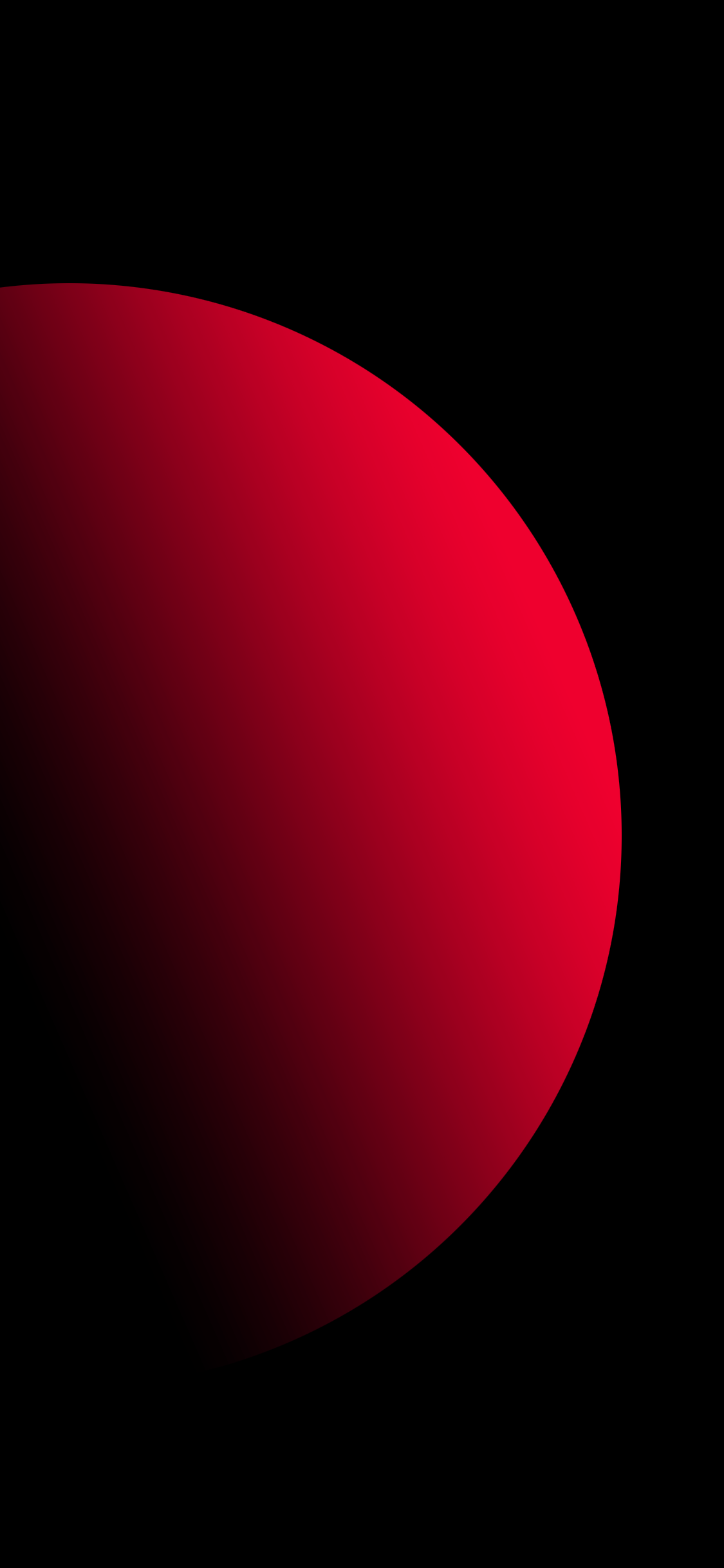1125x2436 Red, black, minimalist, round, imagination, revelation, calm, thinking, thoughtful, visualization,. Абстрактное, Обои для iphone, Обои для телефона