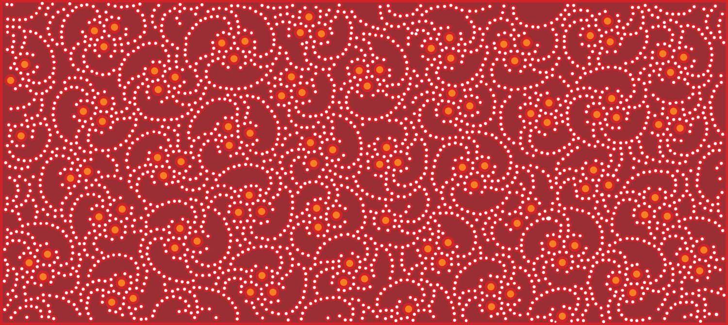 1500x671 Red Pattern