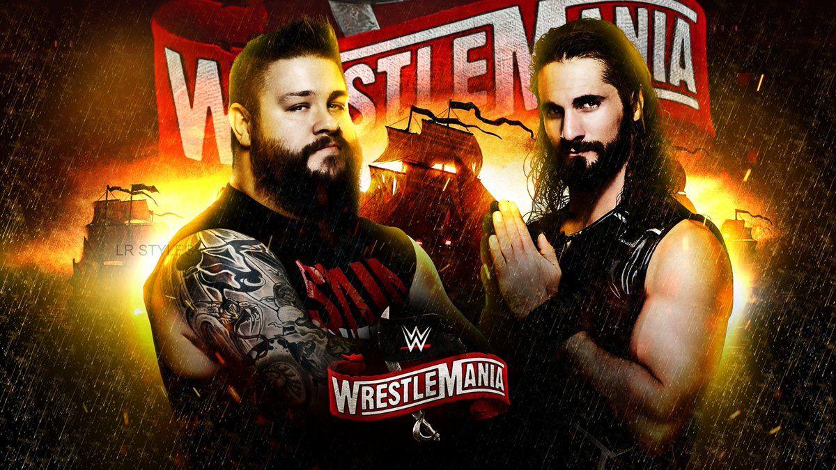 1200x675 Lucio Rodrigues Owens vs Seth Rollins #RAW #WrestleMania36 #WWE #Wallpaper