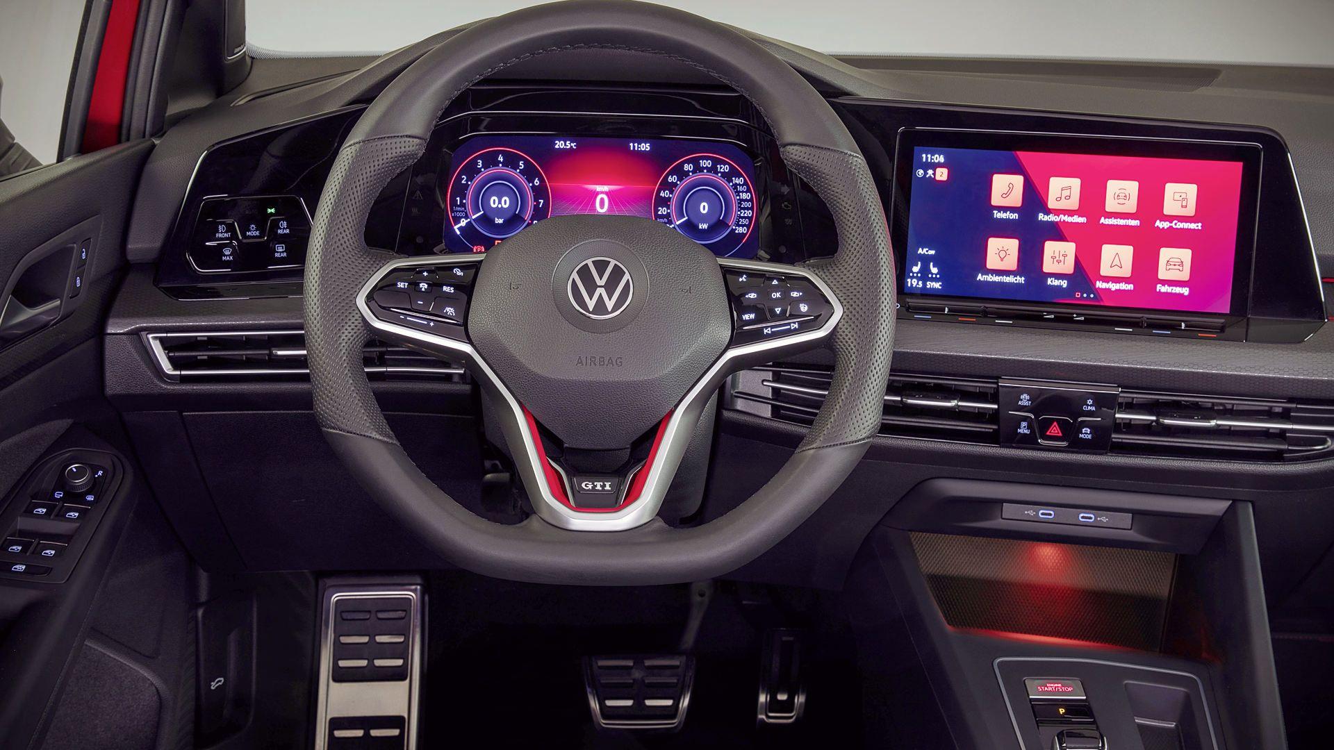 1920x1080 Volkswagen Golf GTI Interior Wallpaper HD