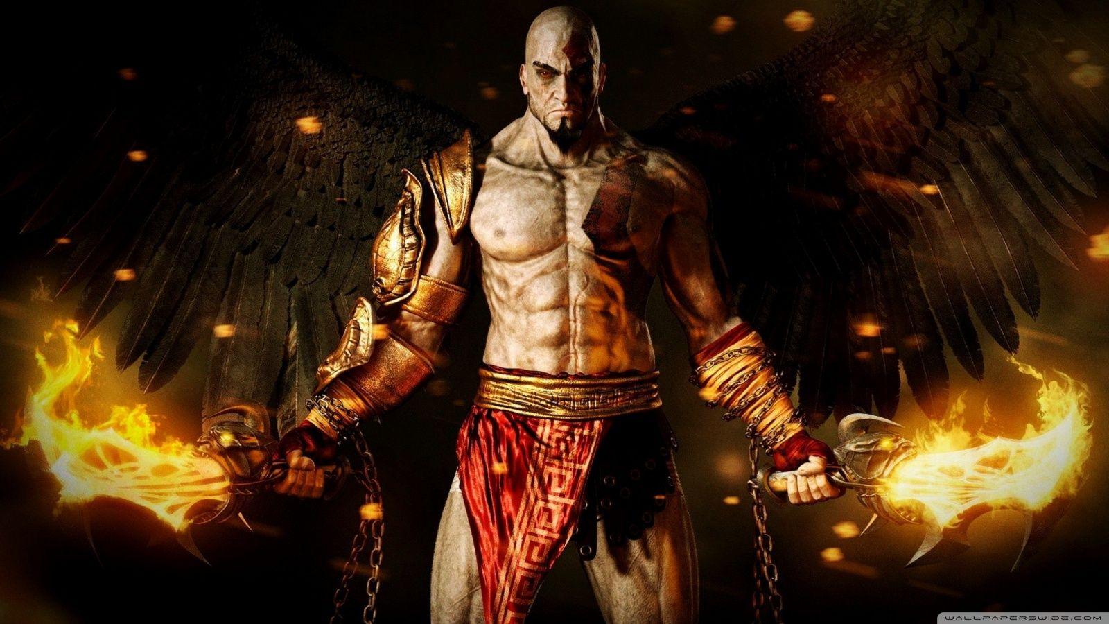 1600x900 God of war 3 wallpaper hd