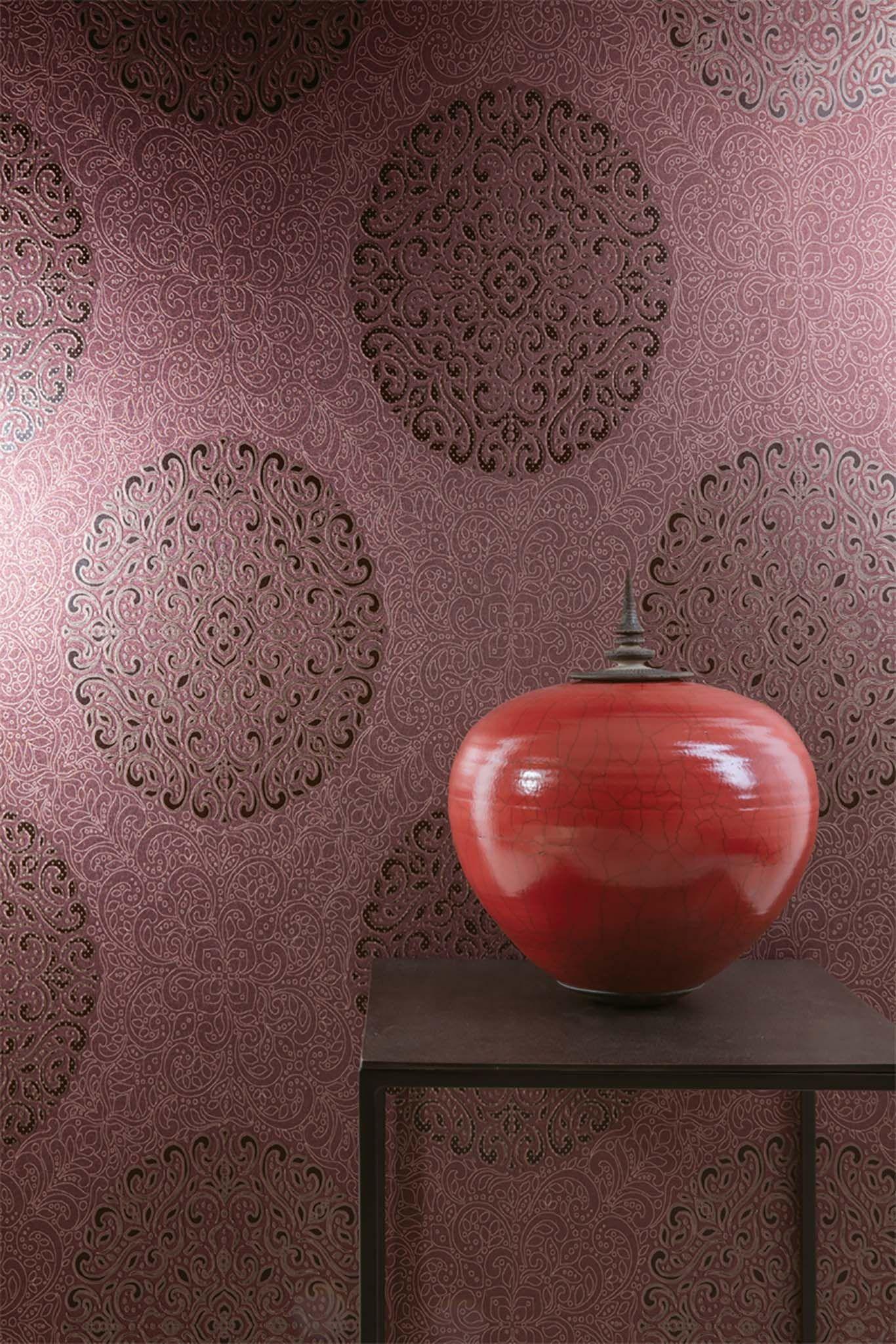 1366x2049 Oriental Wallpaper. Damask. Sherazade. Smita. Wirz Tapeten AG