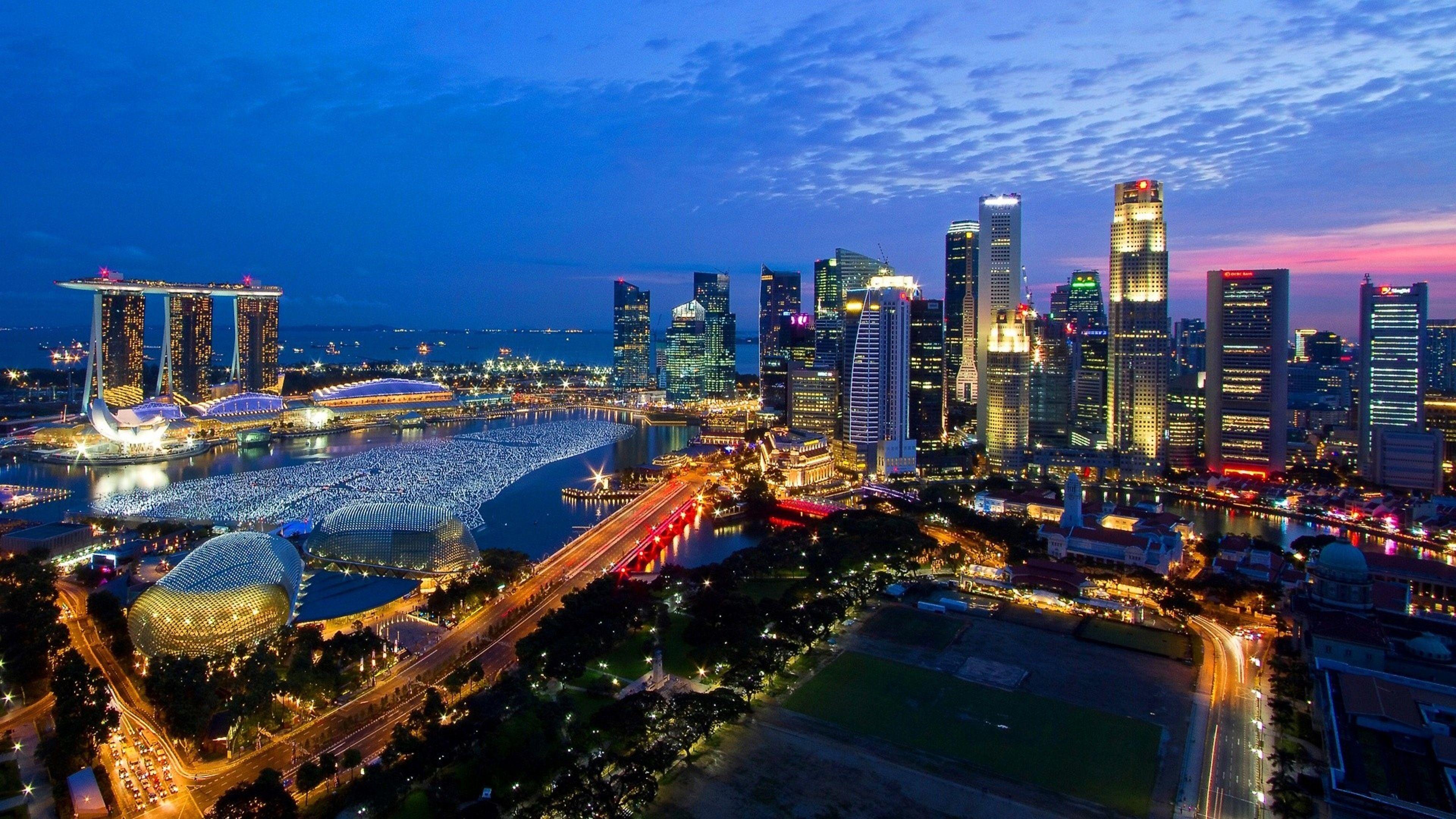 3840x2160 Singapore Wallpaper HD For Desktop :
