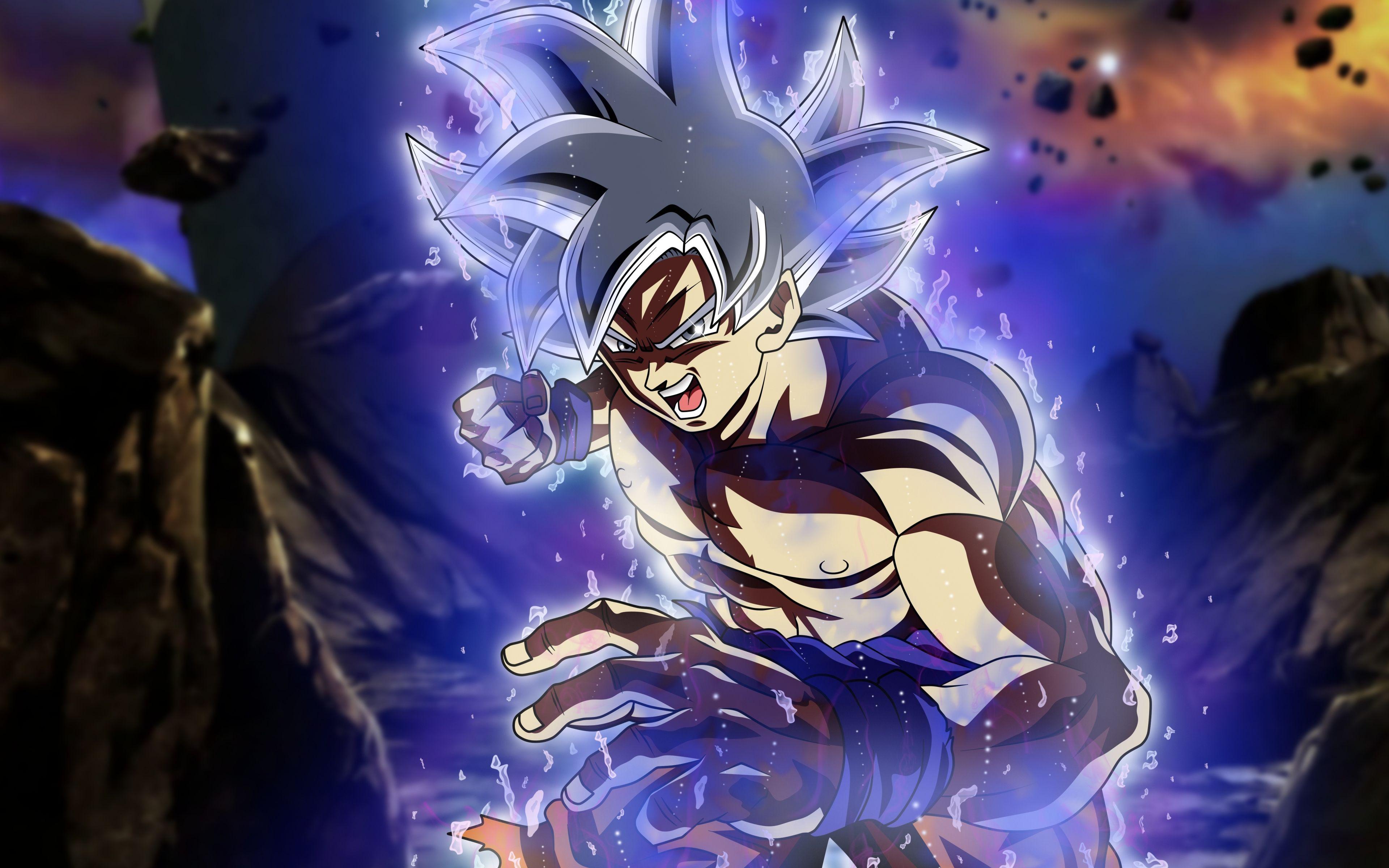 Download wallpaper 3840x2160 goku, back, dragon ball super 4k wallpaper,  uhd wallpaper, 16:9 widescreen 3840x2160 hd background, 4309