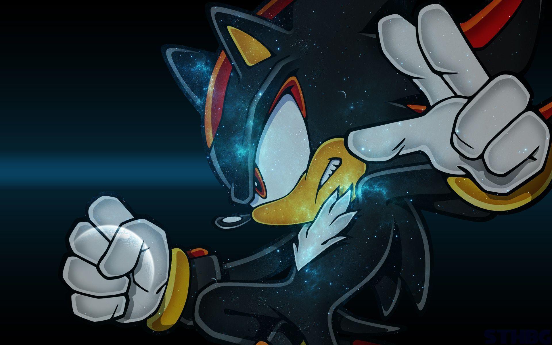 1920x1200 Nice Galaxy Shadow The Hedgehog HD Wallpaper Shadow The within Galaxy Sonic Wallpaper. Shadow the hedgehog, Cartoon wallpaper, Hedgehog