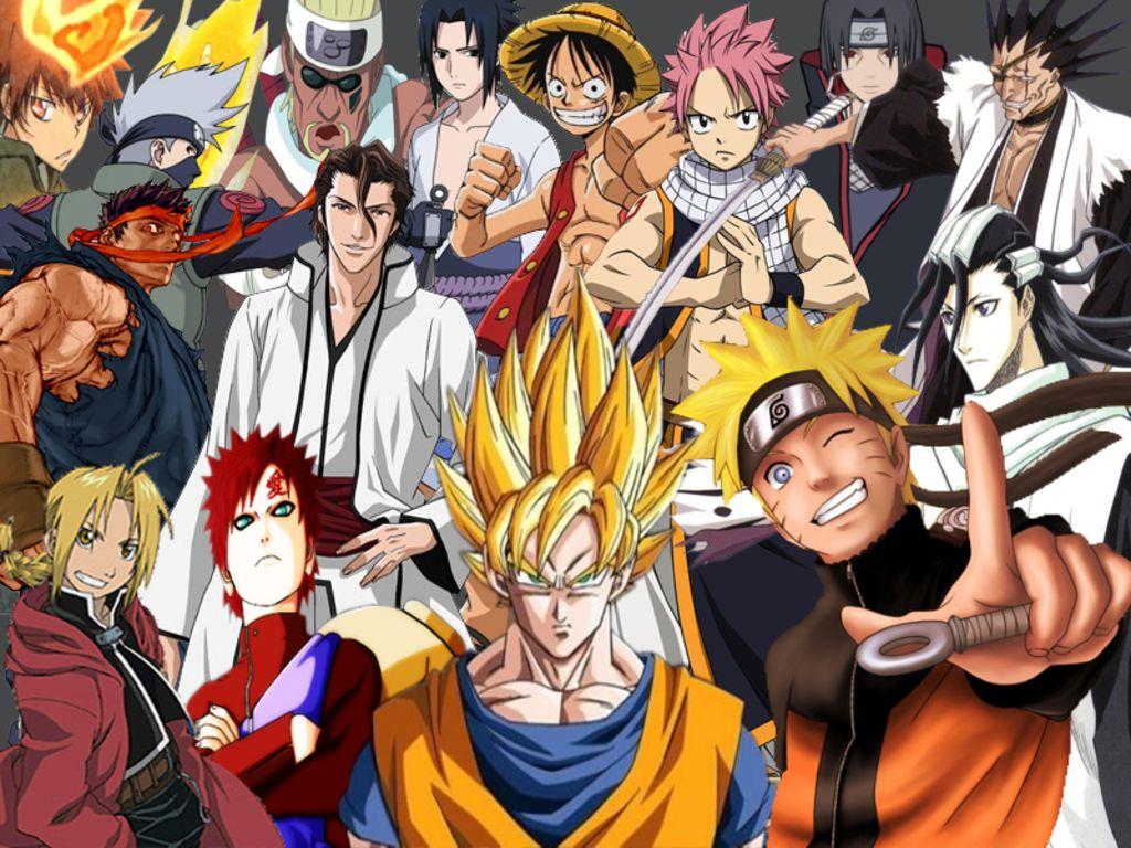 1024x768 Anime Action Wallpaper