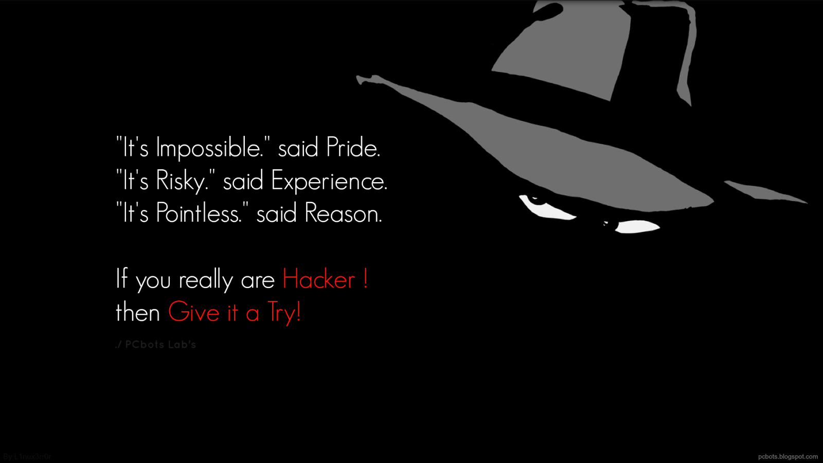 1600x900 Black Hat Wallpaper