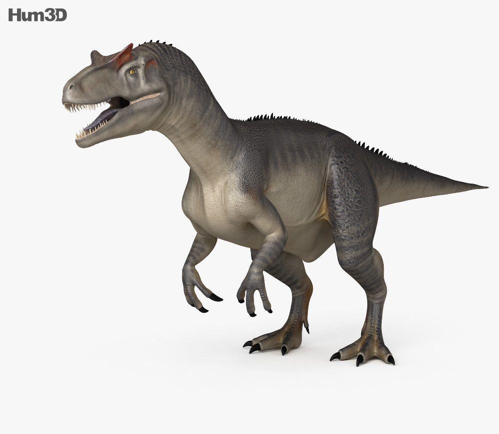 1000x870 Allosaurus 3D model from Hum3D.com.d model, Character design references, Dinosaur