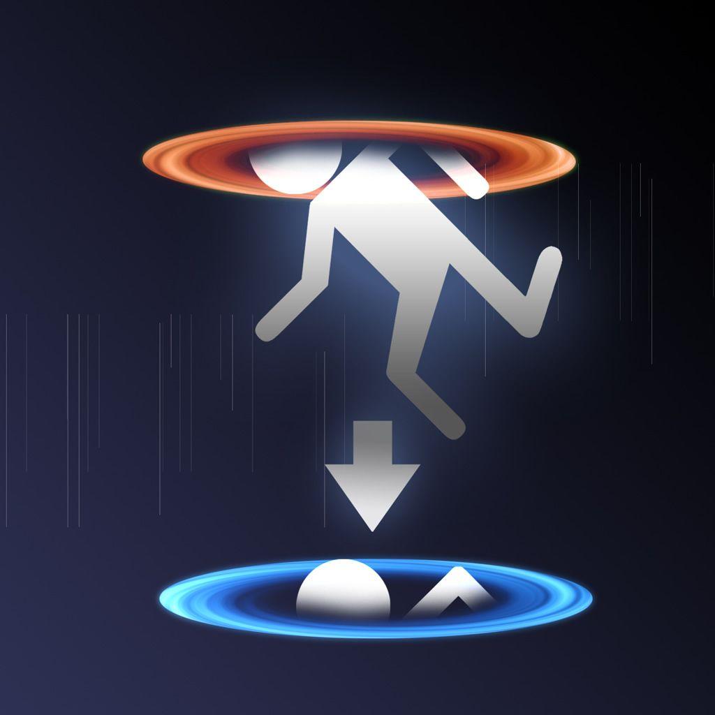 1024x1024 Portal iPhone Wallpaper