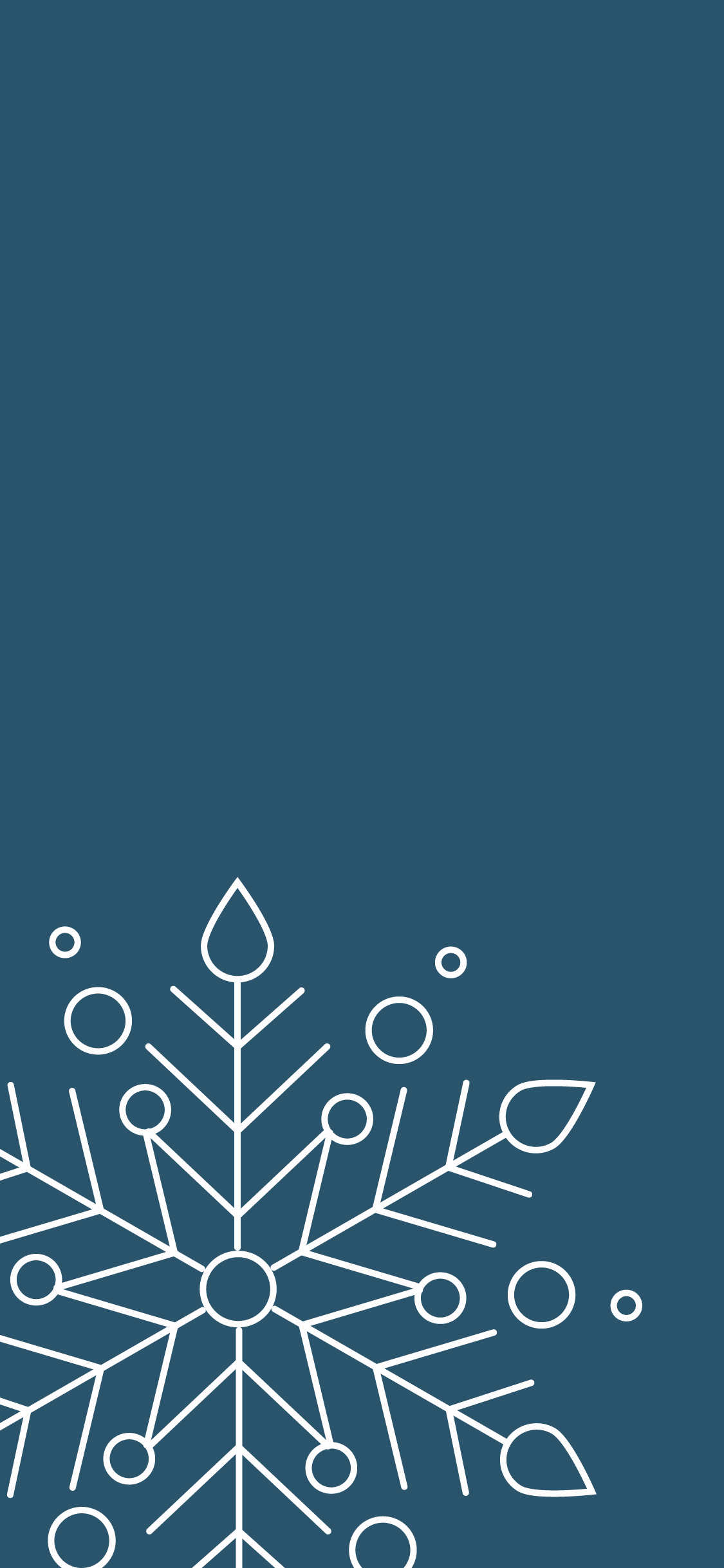 1125x2436 Winter Themed iPhone Wallpaper 2019. Ginger and Ivory