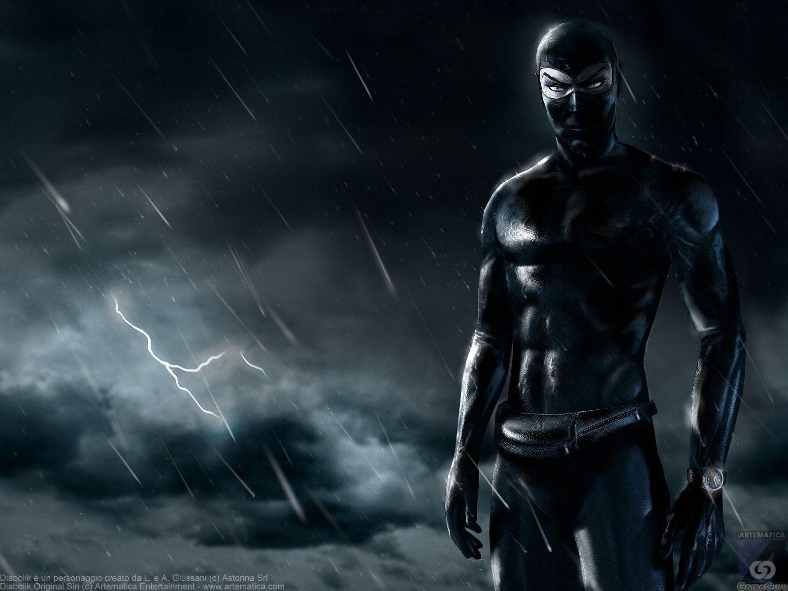 1600x1200 Download Electric Ninja Cyborg Robot Wallpaper Full HD Wallpaper