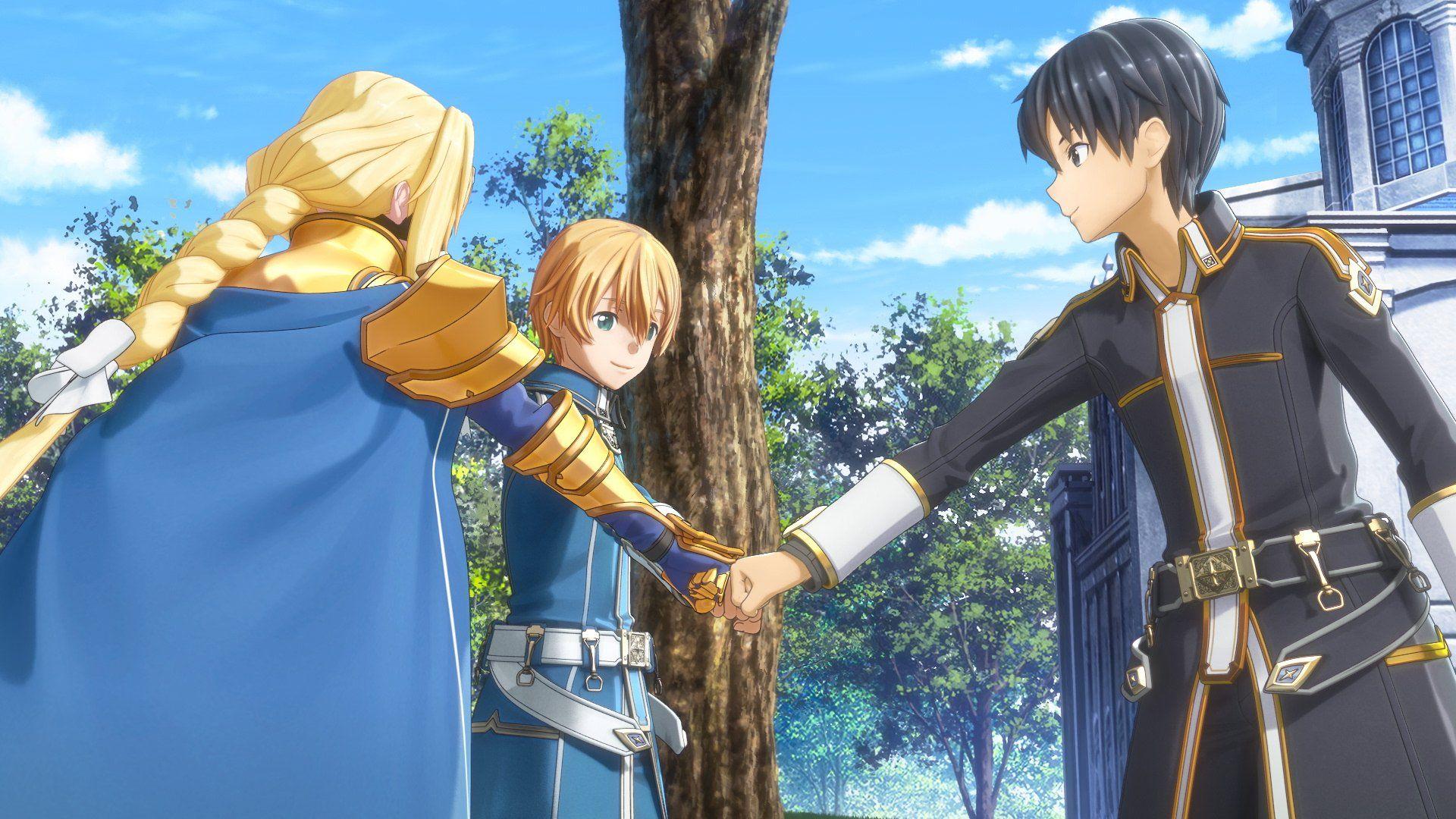 1920x1080 sword art online sword art online alicization sword art online alicization lycoris alice schuberg eugeo kirito armor tagme wallpaper