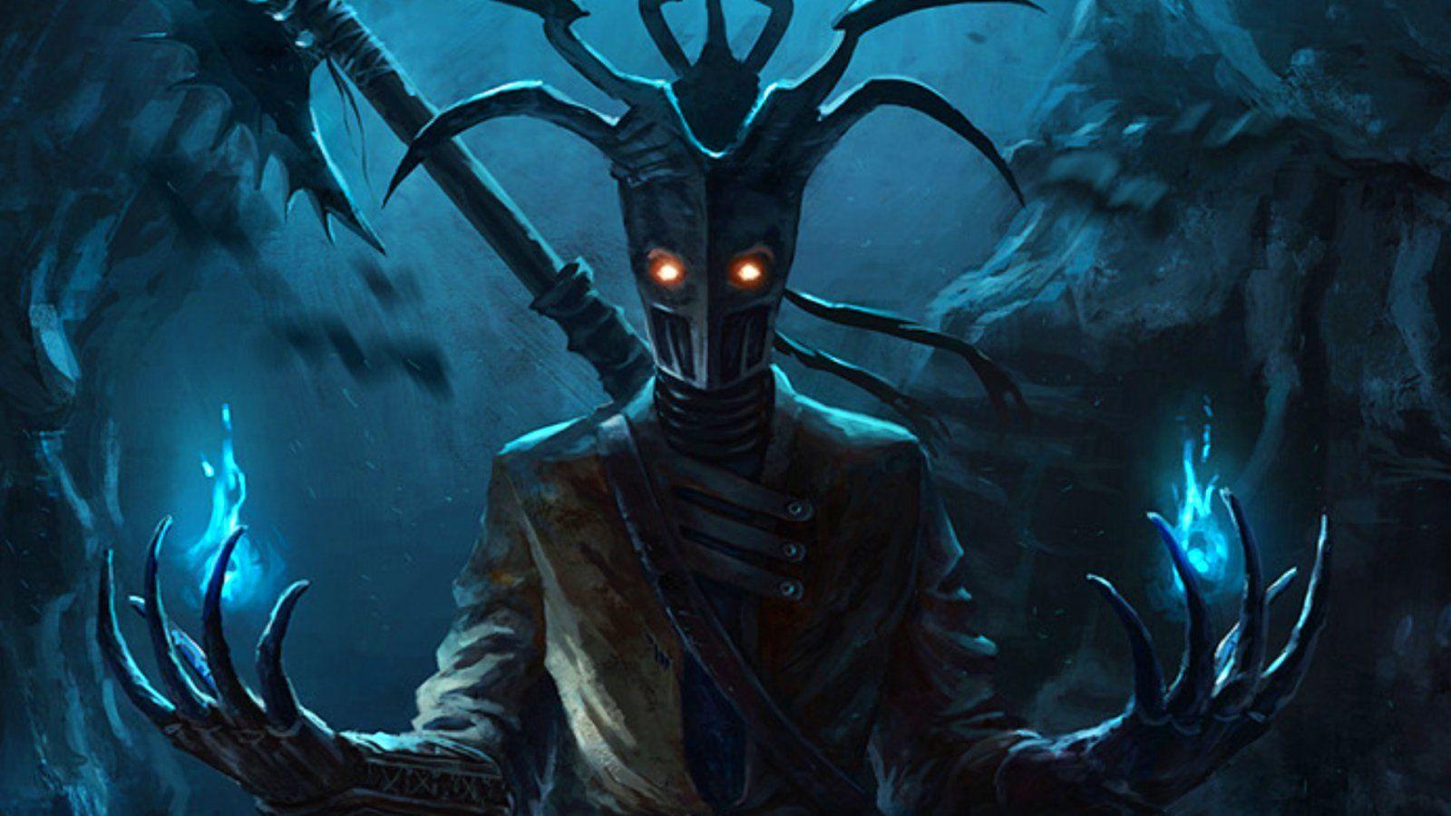 1600x900 dark, Art, Artwork, Fantasy, Artistic, Original, Psychedelic, Horror, Evil, Creepy, Scary, Spooky, Halloween Wallpaper HD / Desktop and Mobile Background