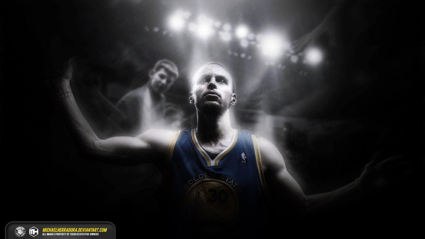 1366x768 Stephen Curry Background Desktop