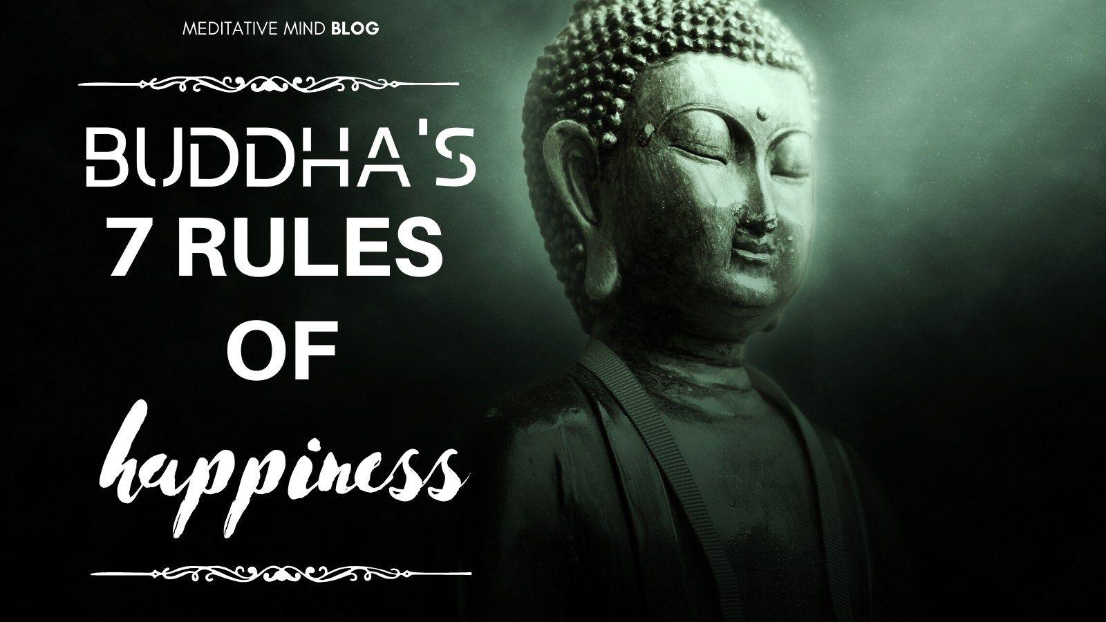 1600x900 Buddha's 7 Rules of Happiness