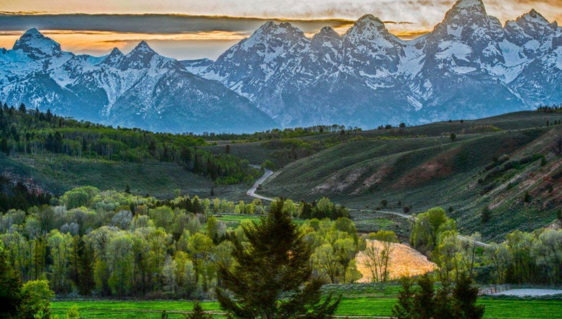 1900x1080 Mountains: Road Mountains Nature Trees Beautiful Mountain Image