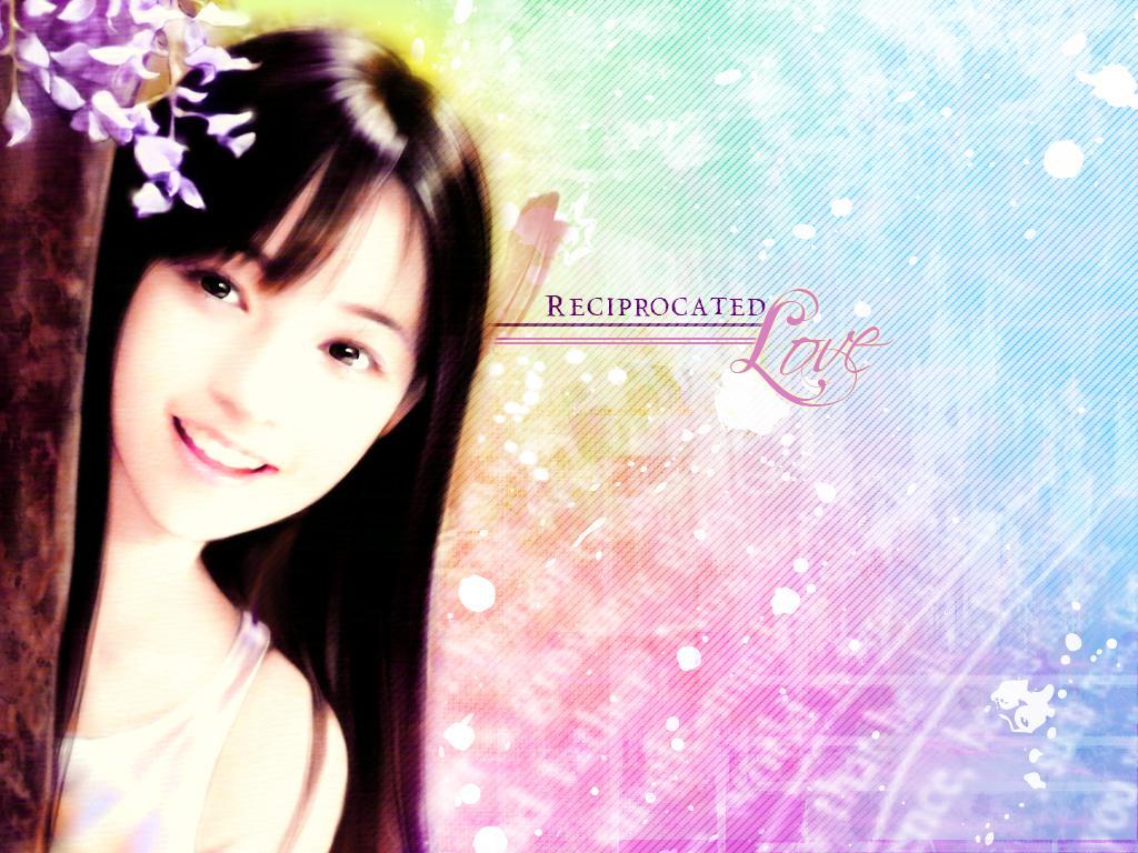 1024x768 Anime Wallpaper: Reciprocated Love