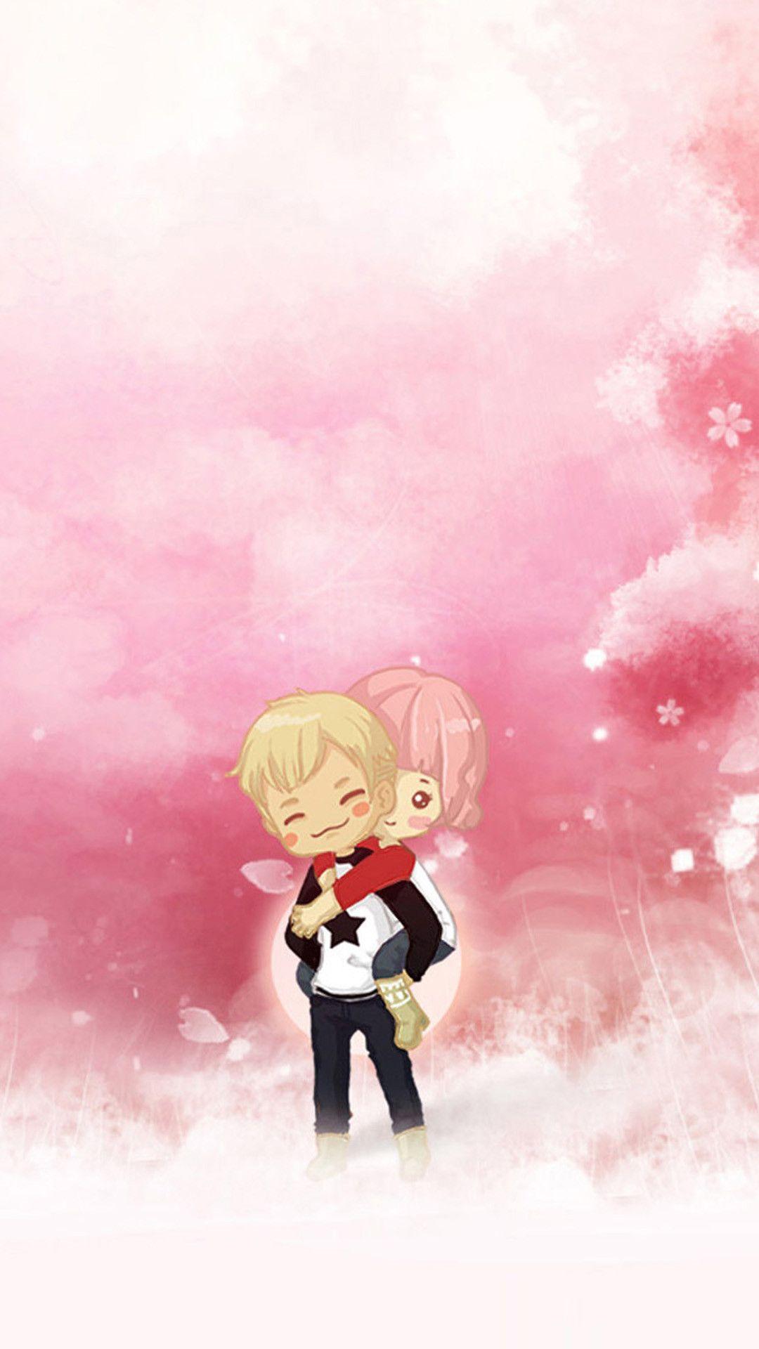 1080x1920 10++ iPhone Cute Love Anime Wallpaper